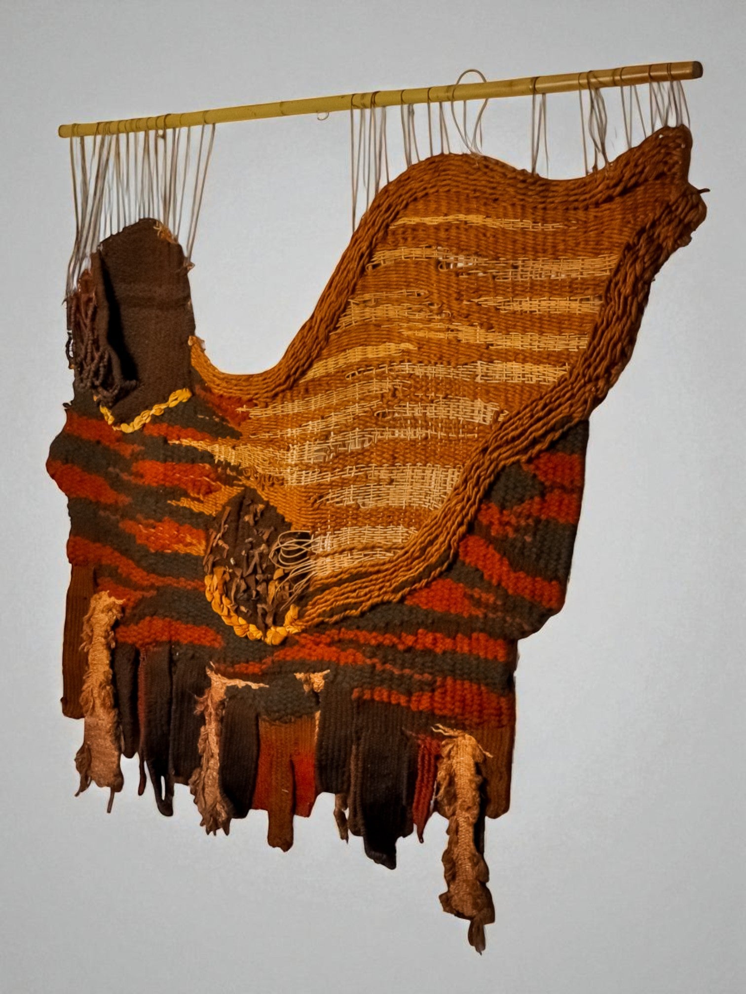 Maria Asuncion Raventos macrame tapestry, Spain, 1970s