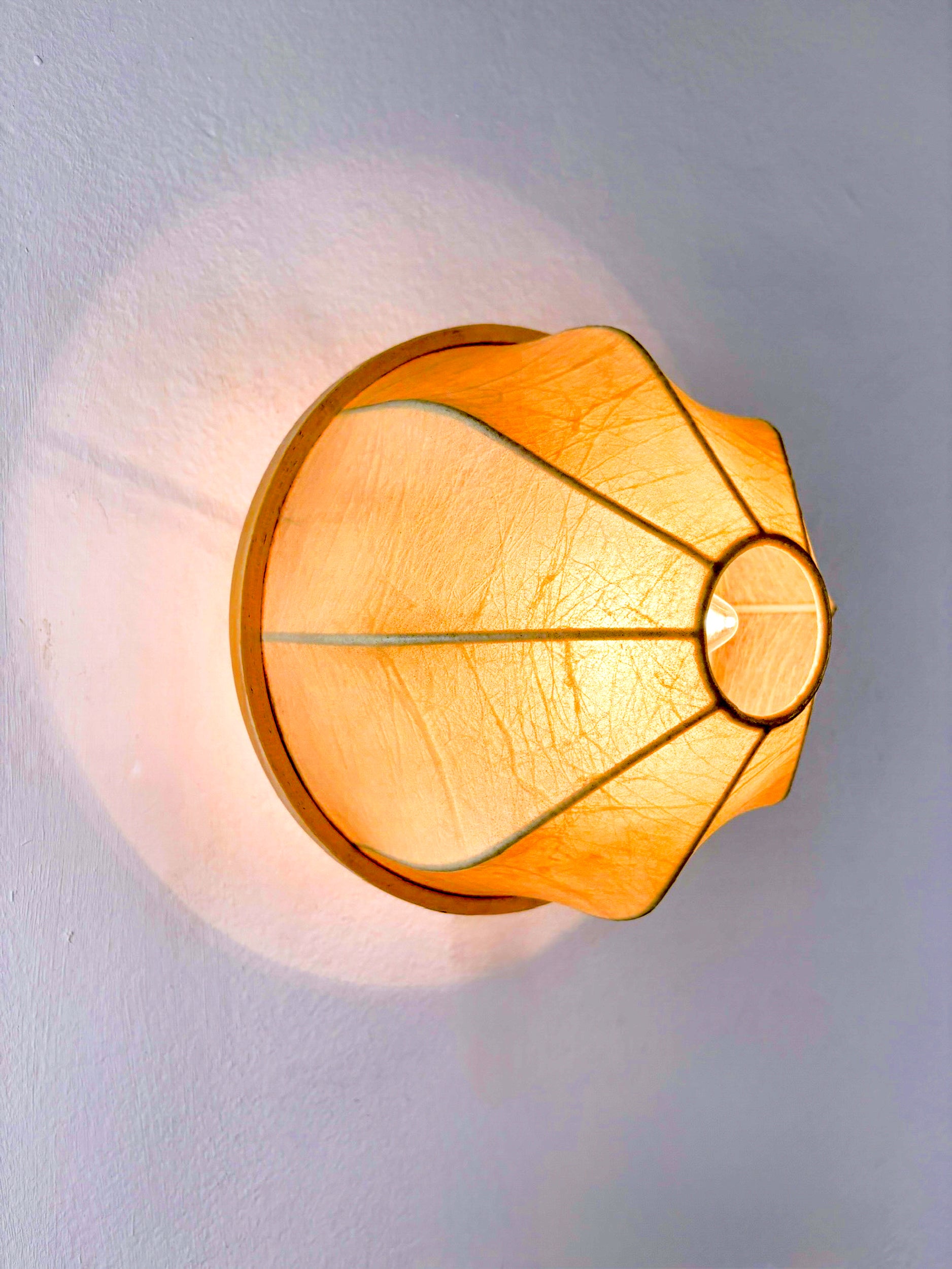 Italian "Cocoon" wall light, 1970s