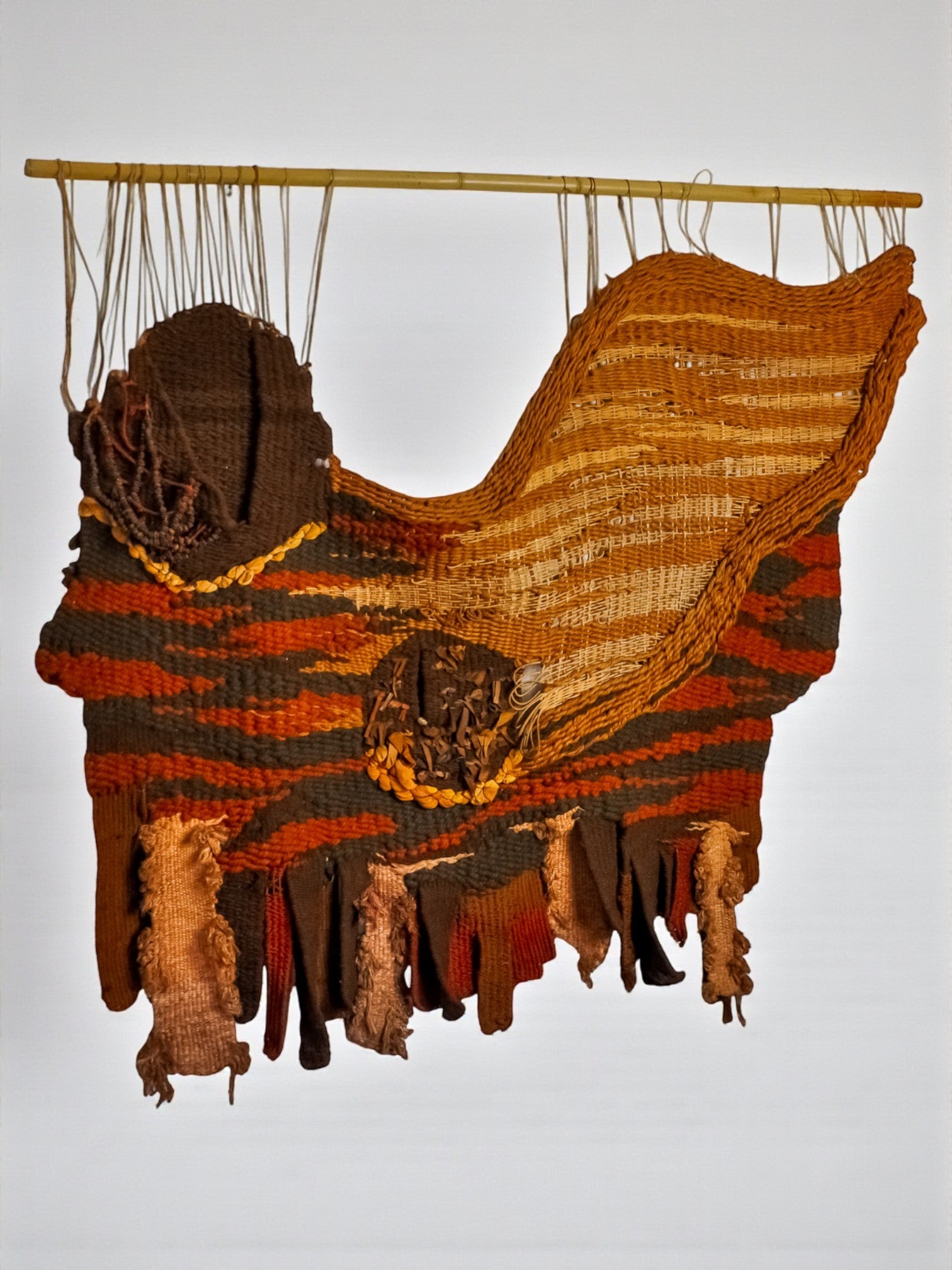 Maria Asuncion Raventos macrame tapestry, Spain, 1970s