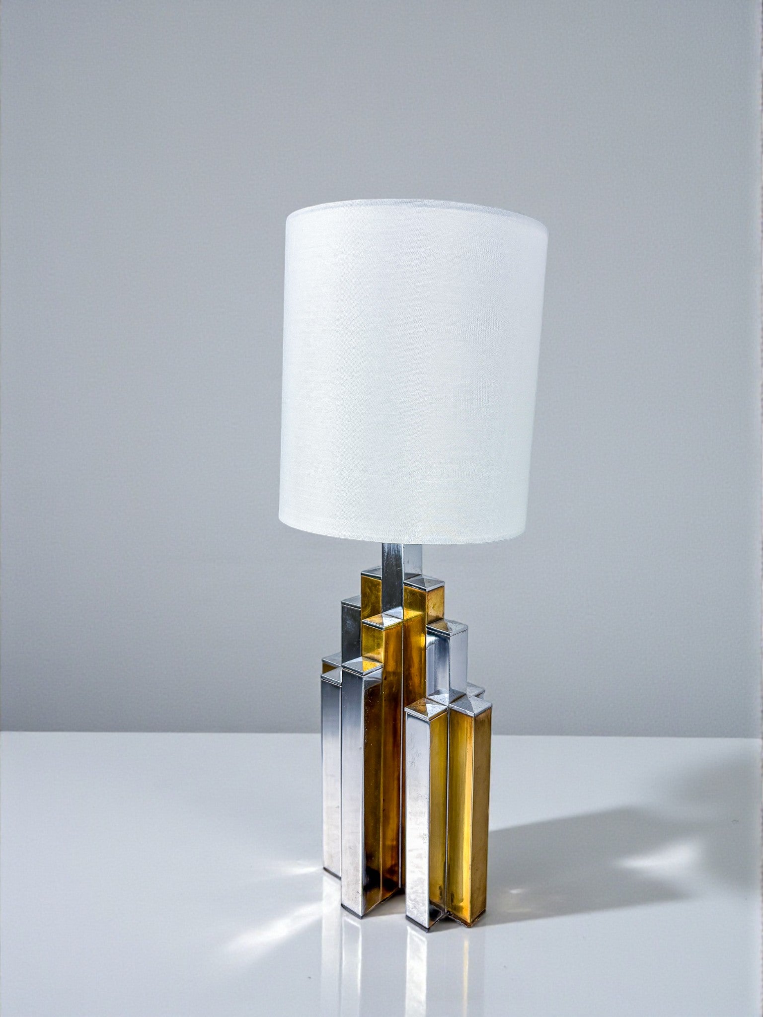 Midcentury Modern BD Lumica Cubic Table Lamp, Spain