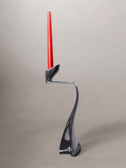 Swan candlestick by Matthew Hilton, England, 1980