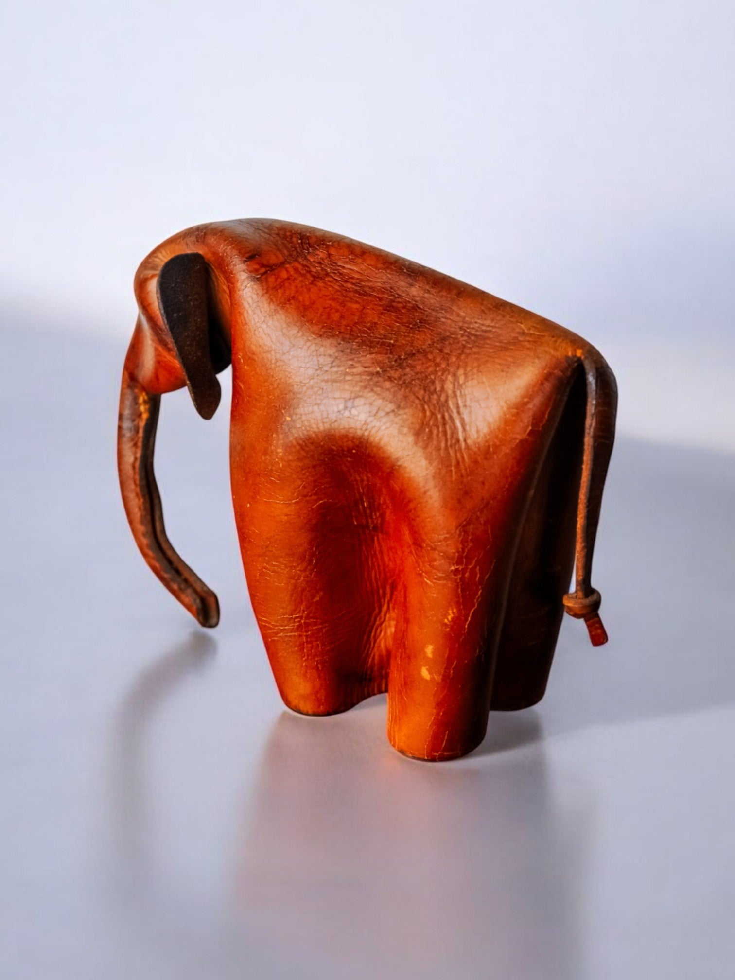 Leather Elephant By Deru Wiesbaden, Germany, 1960