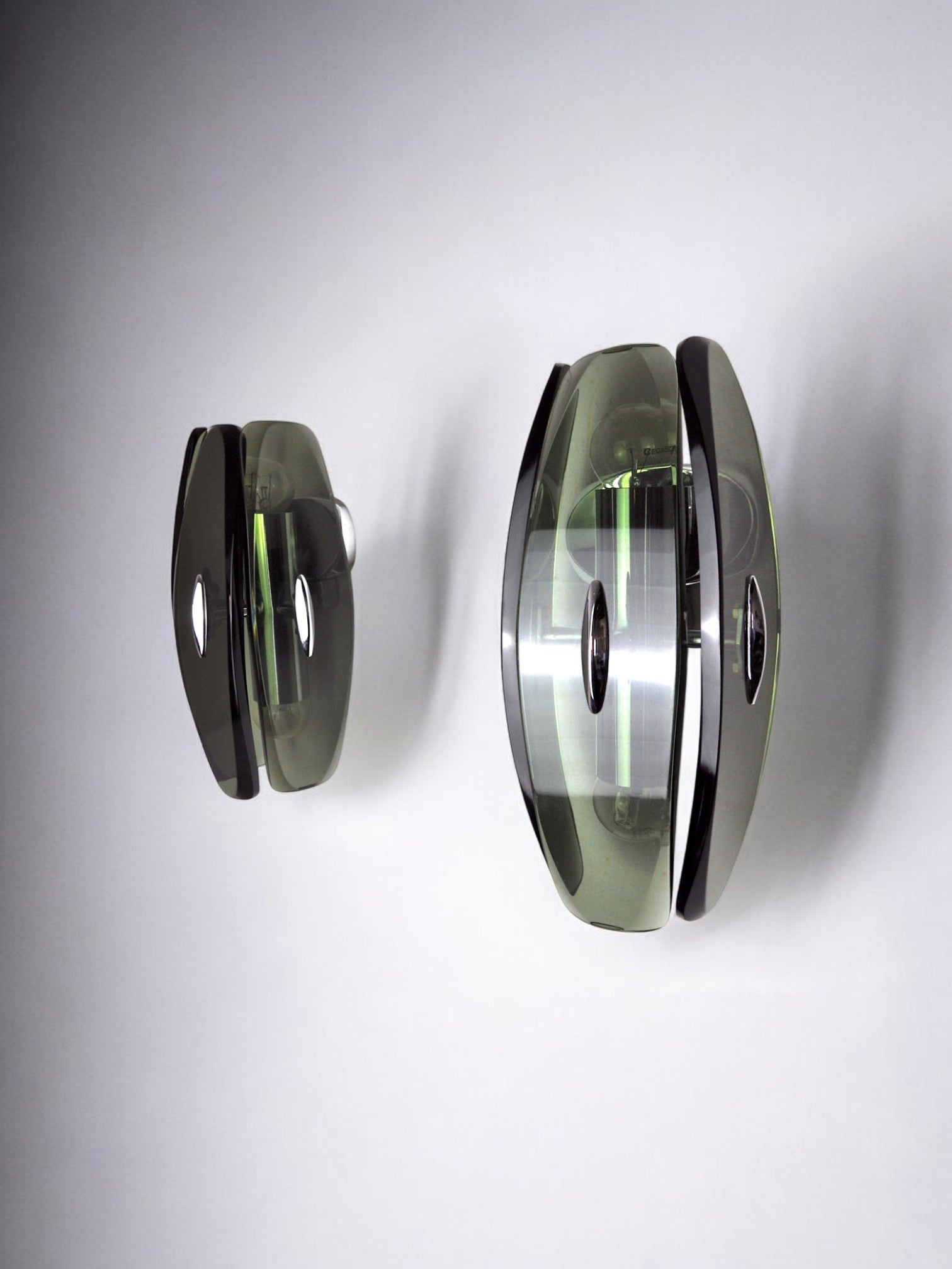 Pair of Veca sconces in bakelite Italy 1970