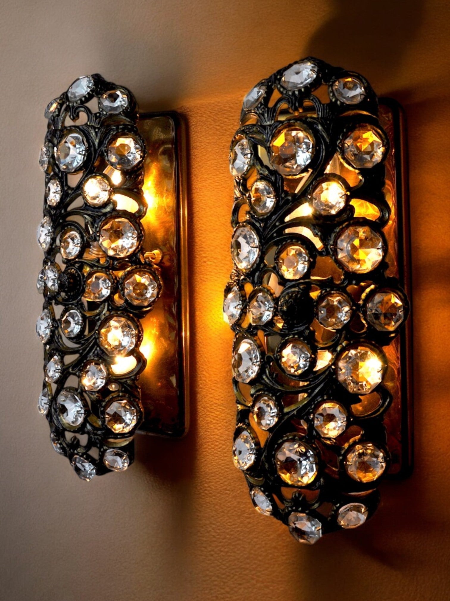 Pair of Palwa sconces by Ernest Palm, 1960, Spain