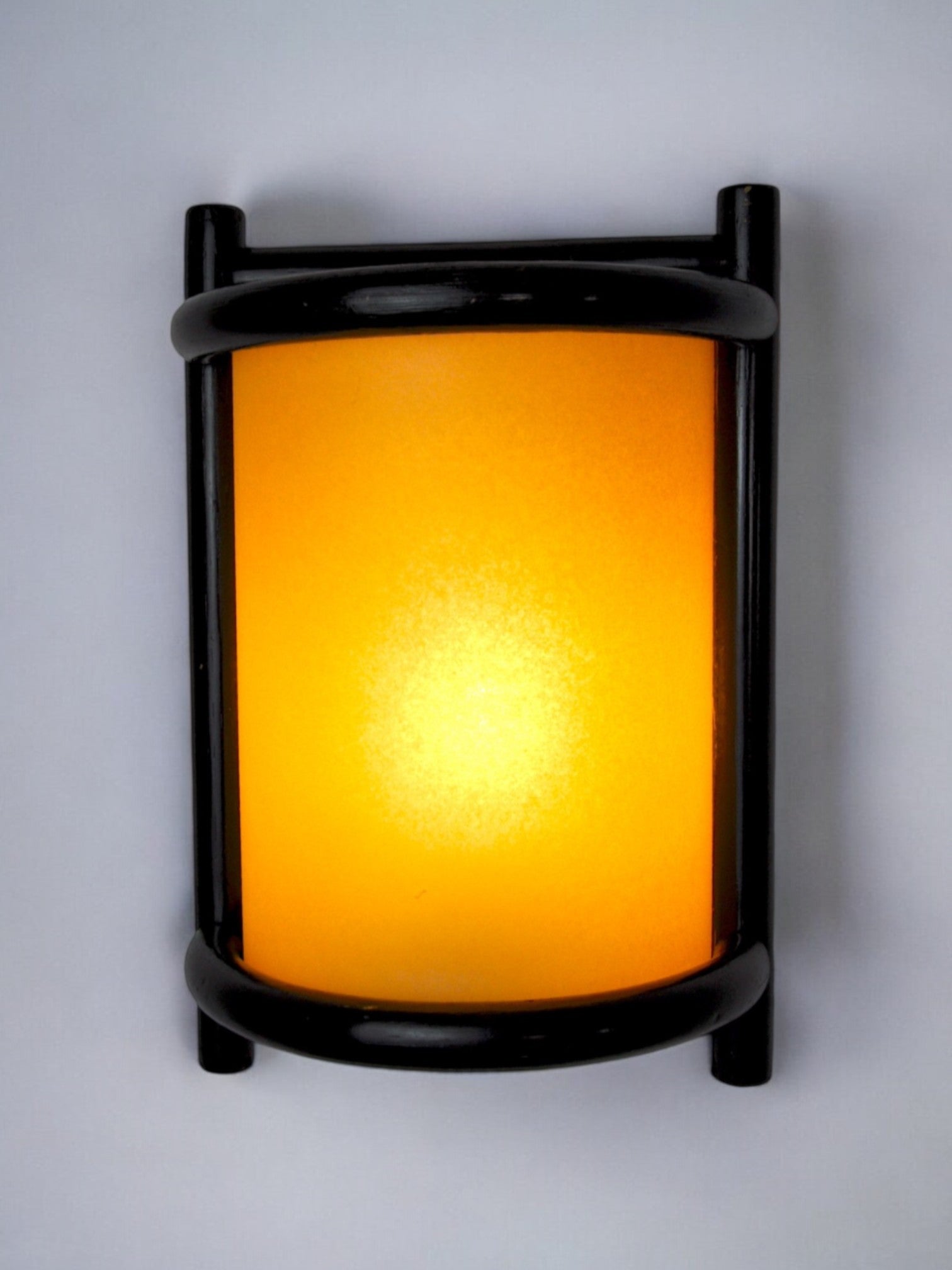 Rattan wall lamp France 1960