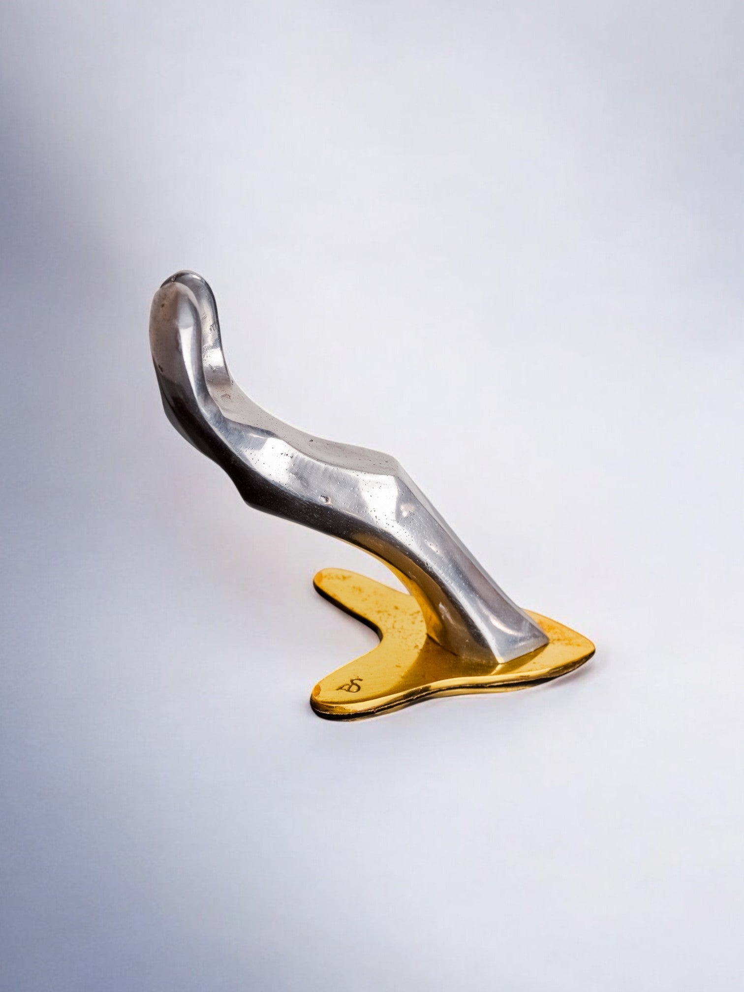 Brutalist wine bottle holder by Ardisur, Spain, circa 1970's