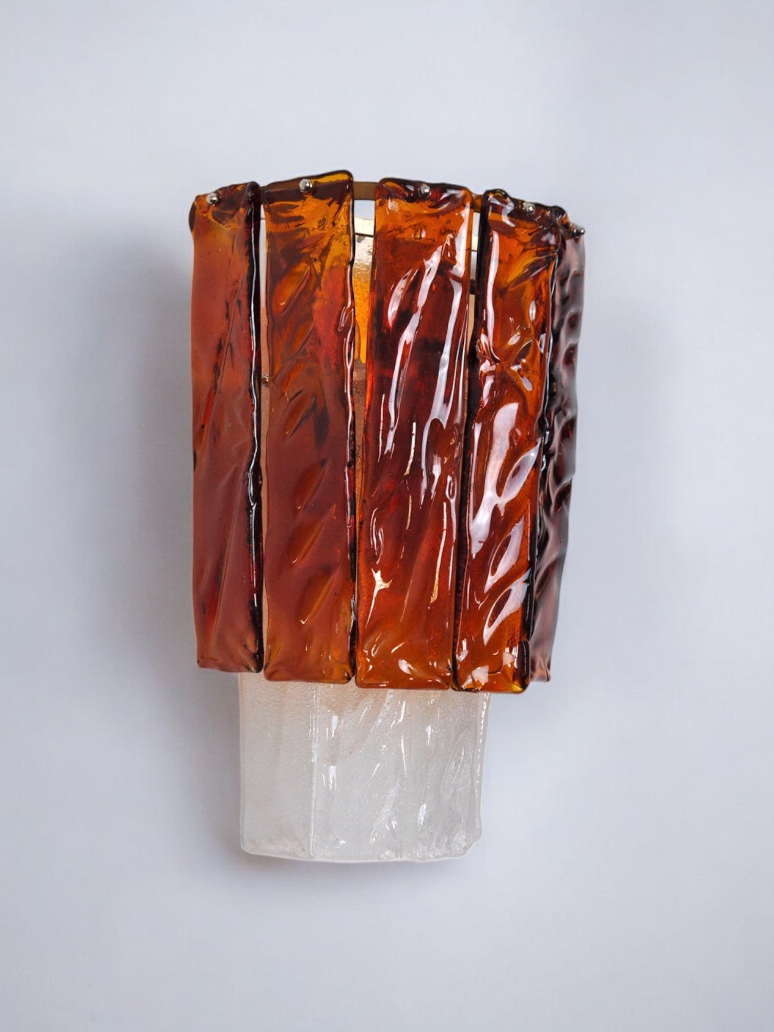 Poliarte wall lamp by Albano Poli, 1970, Murano Italy