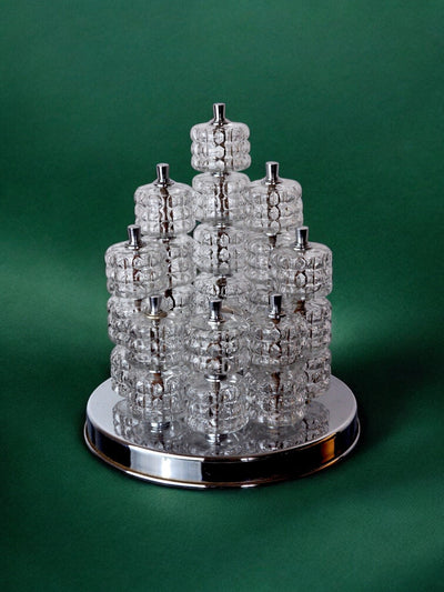 Gaetano Sciolari Spiral lamp, murano hand blown glass , Italy, 1970s