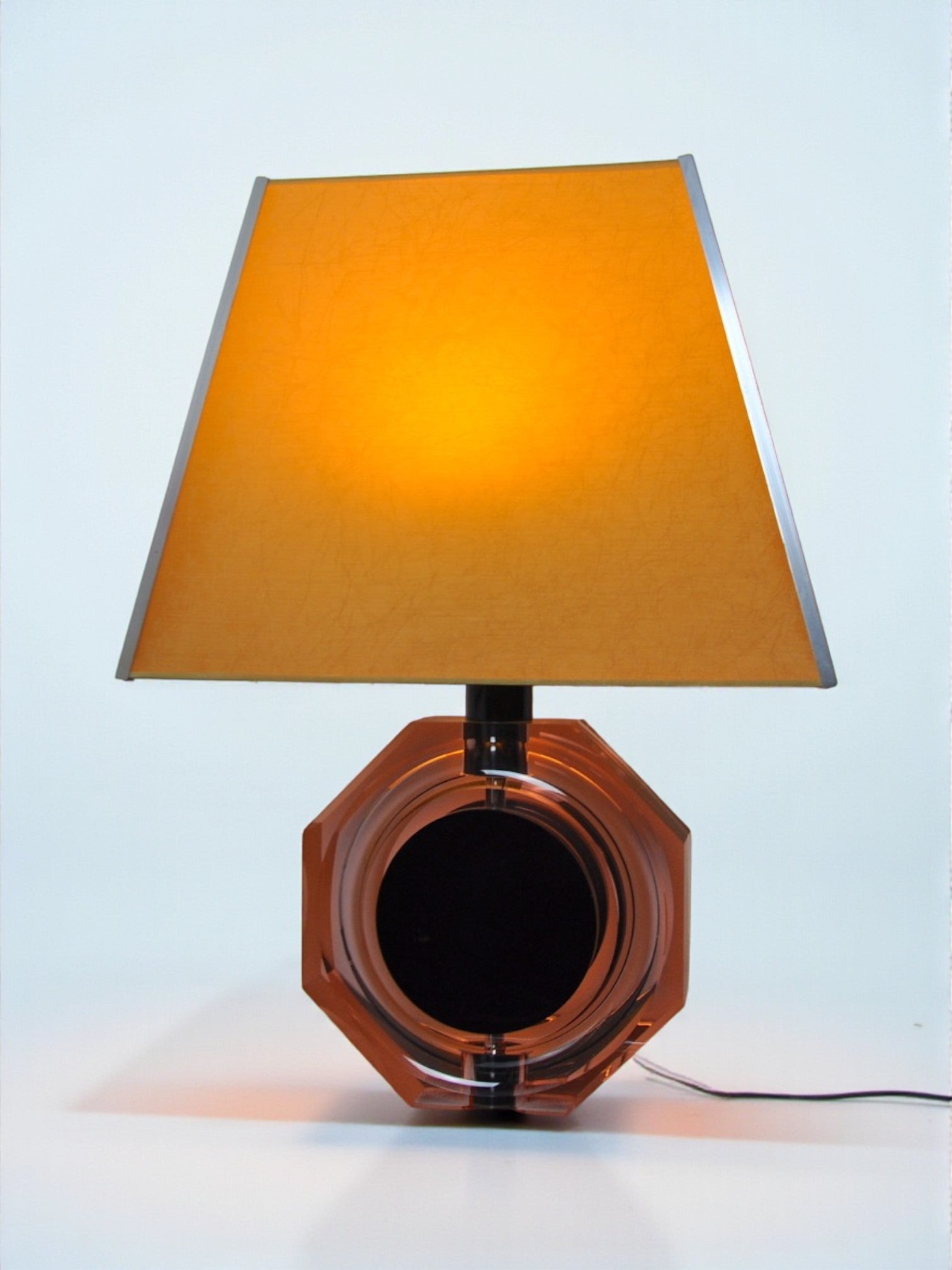 Felice Antonio Botta Lucite lamp, Italy, 1970s