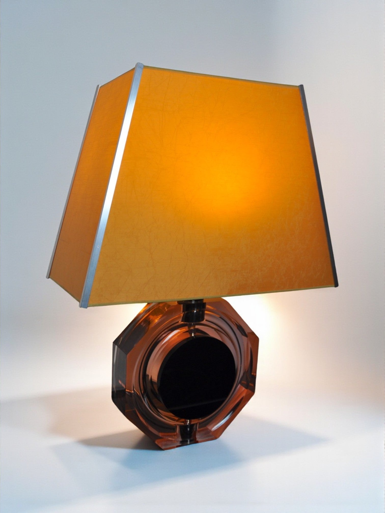 Felice Antonio Botta Lucite lamp, Italy, 1970s