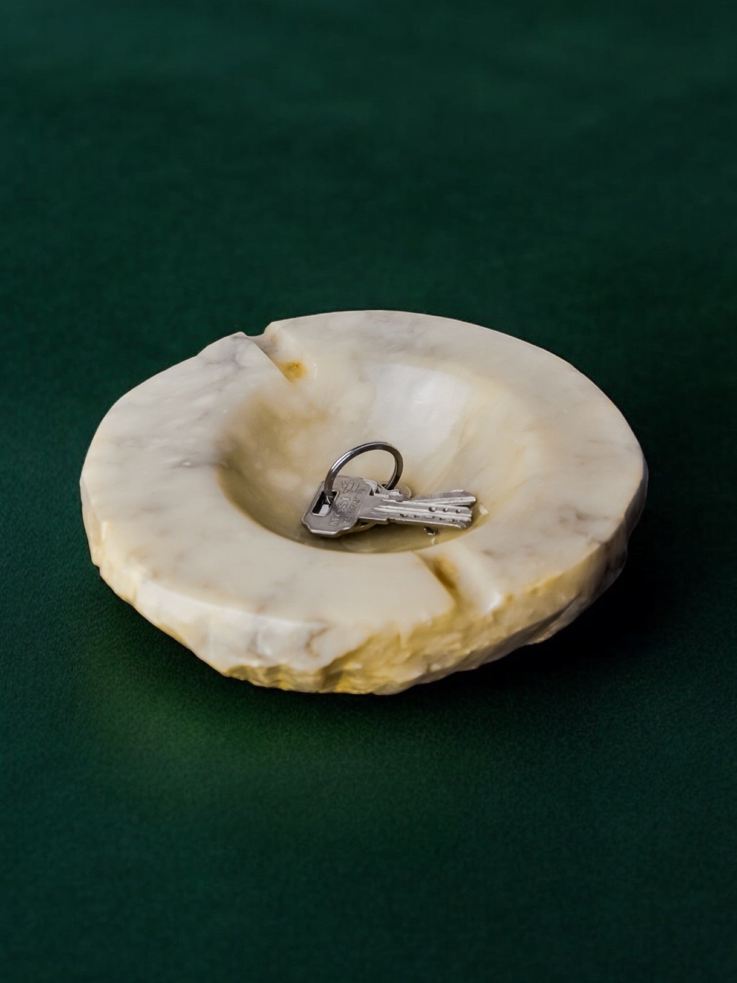 Alabaster ashtray by Romano Bianchi, Italy, circa 1970's