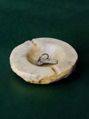 Alabaster ashtray by Romano Bianchi, Italy, circa 1970's