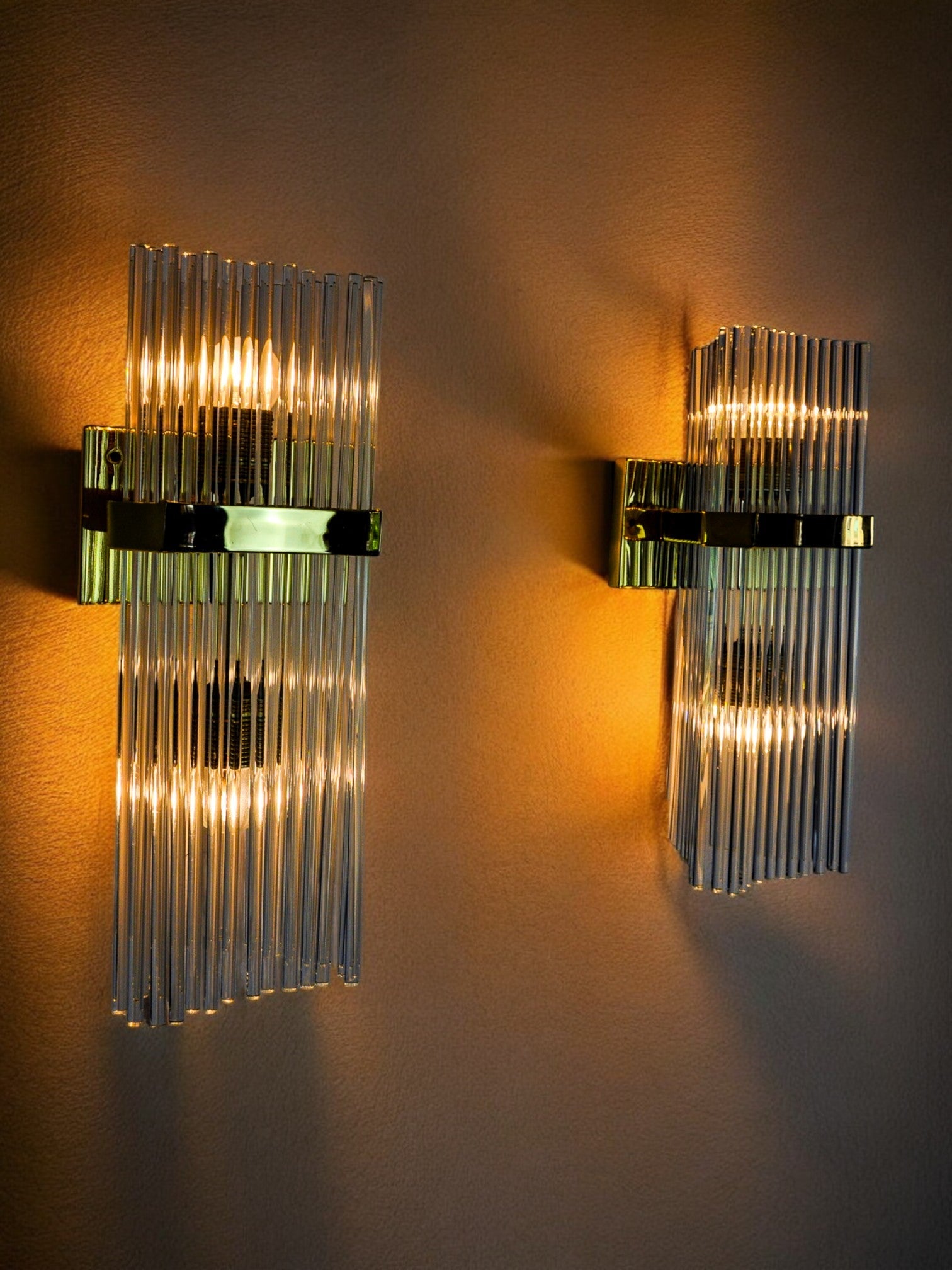 Pair of Sciolari sconces for Lightolier, Italy, 1970