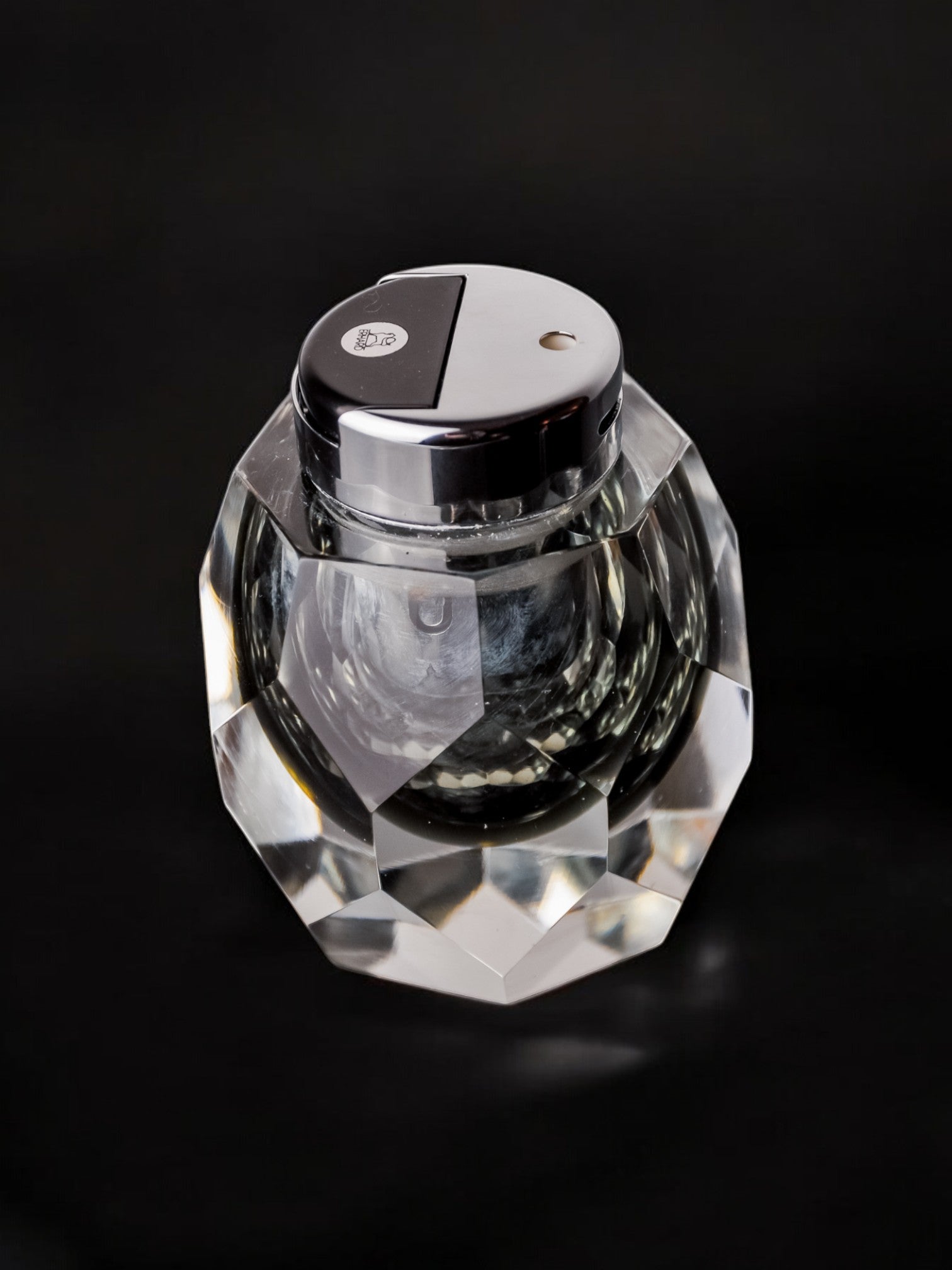 Faceted Sommerso Lighter by Seguso, Murano, Italy, 1970's