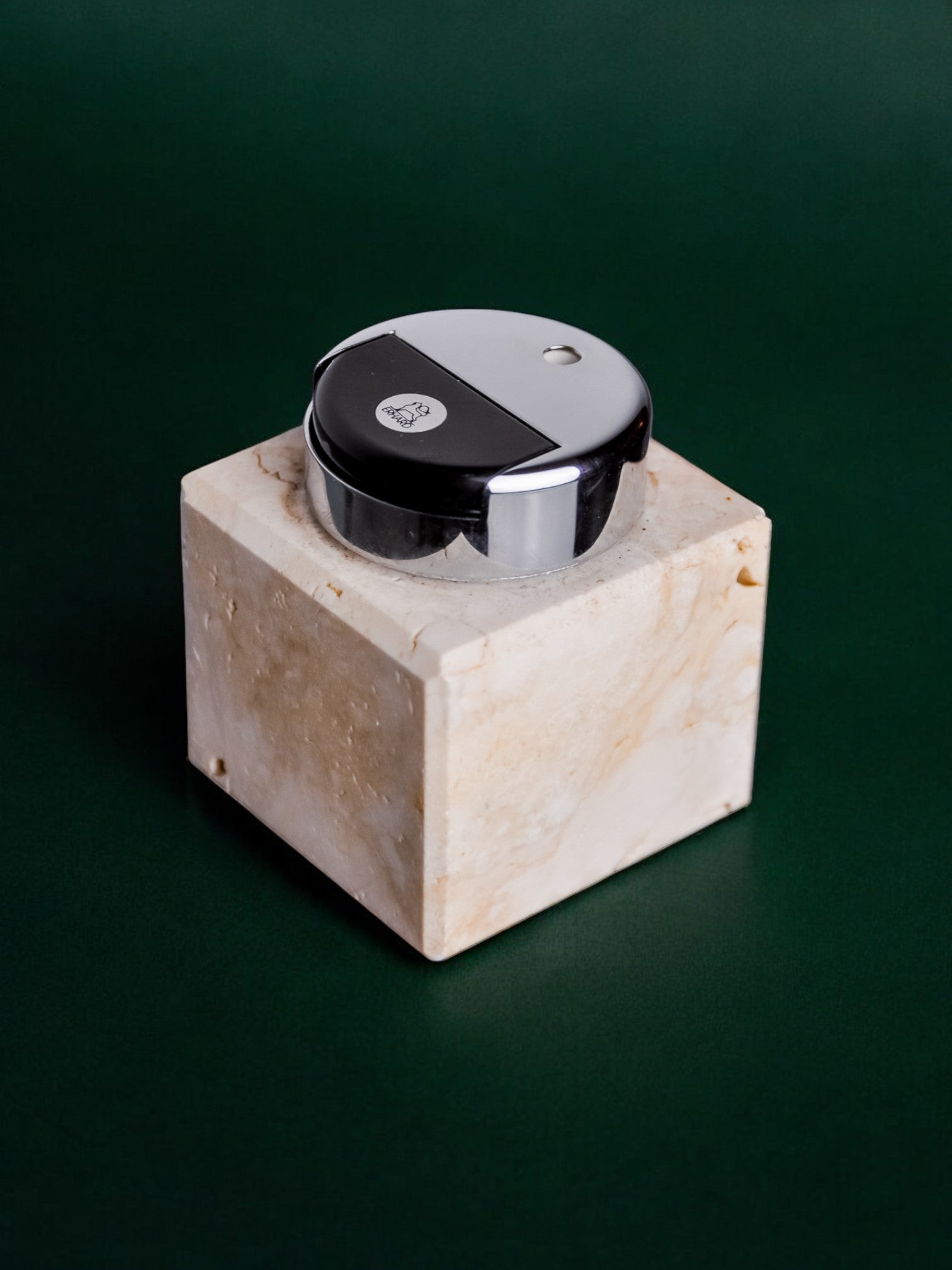 Brutalist lighter by Fratelli Mannelli, travertine, Italy, 1970