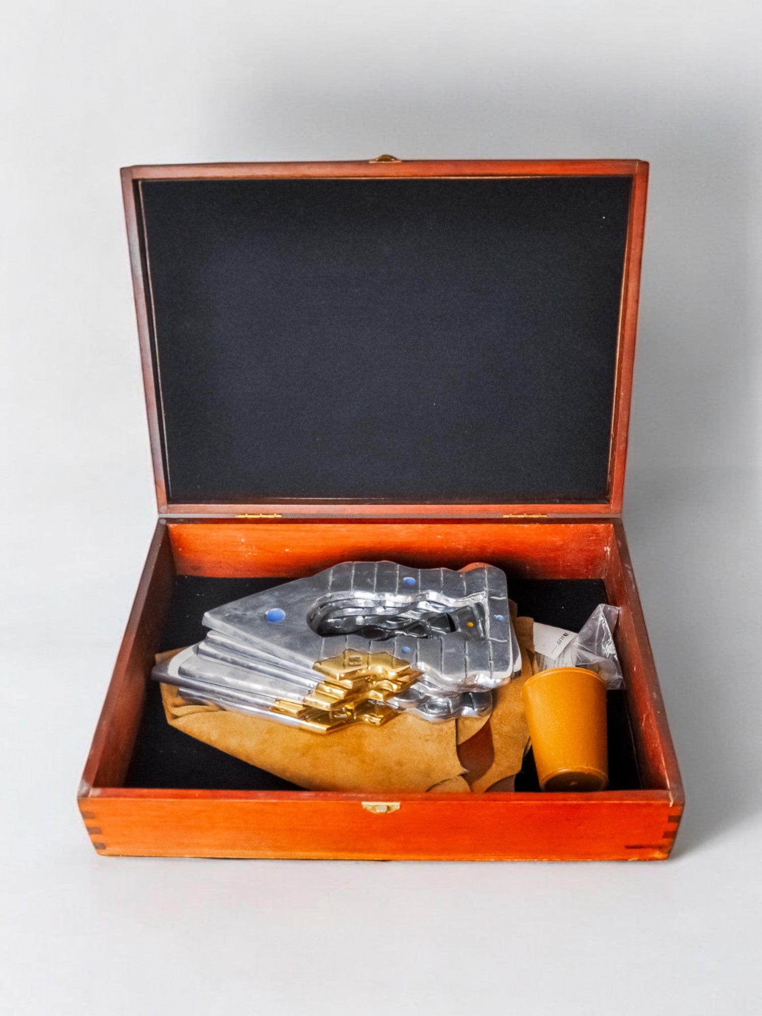 Brutalist Parcheesi game by Art3, Bronze & Aluminium, Spain, 19670's