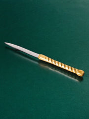 Brutalist letter opener by David Marshall, bronze, Spain, 1970's