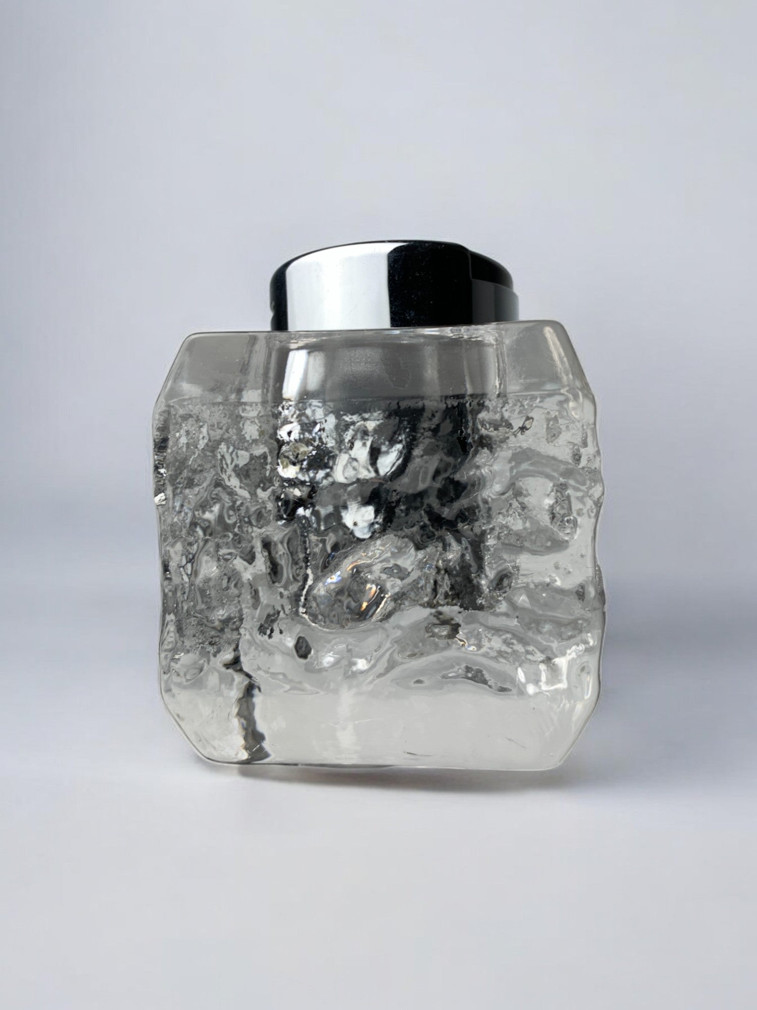 Ice cube lighter by Antonio Imperatore, murano glass, Italy, 1970's