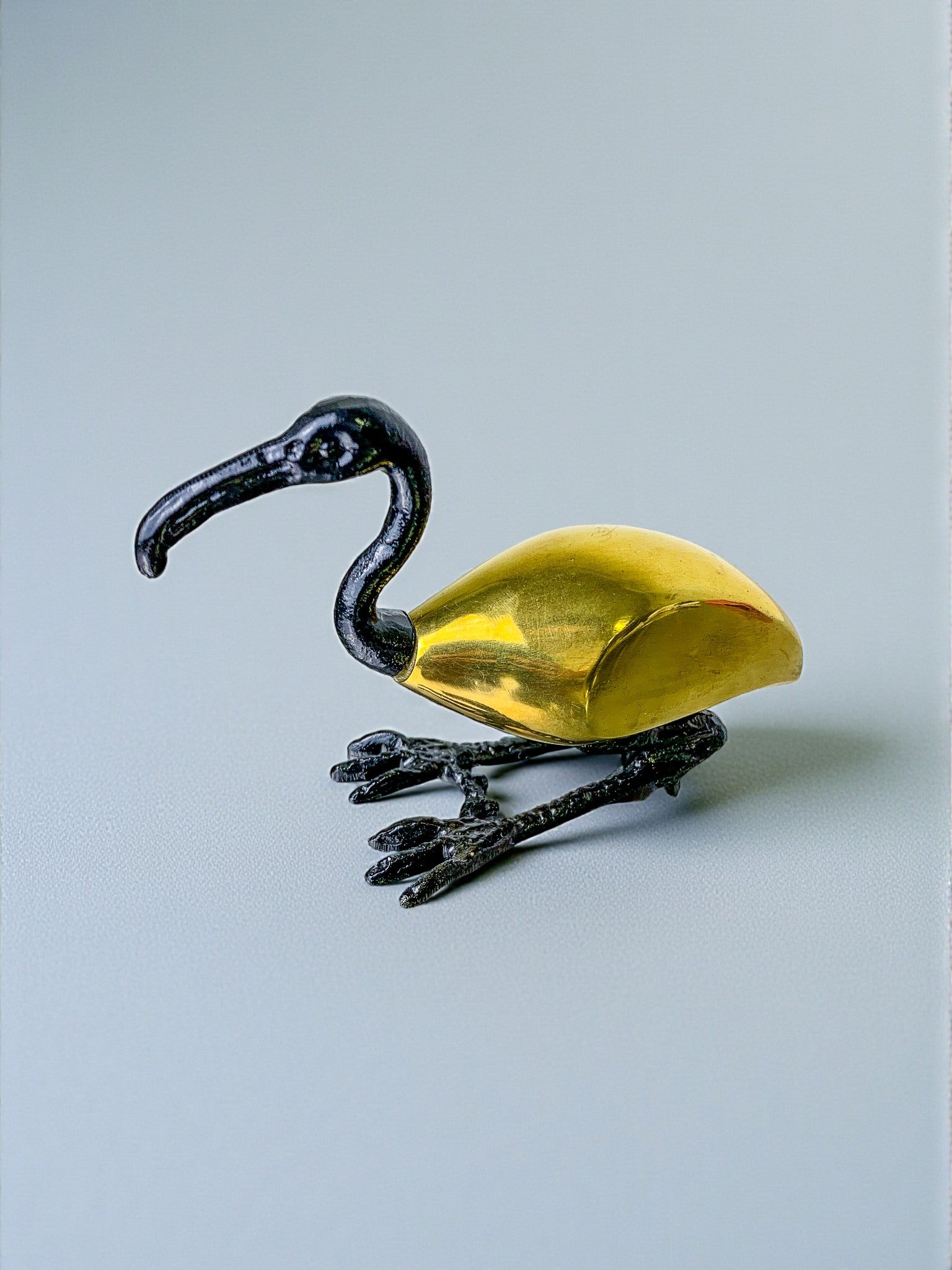 Ibis Bird Bronze Sculpture by Sarreid Ltd, Spain, 1970s