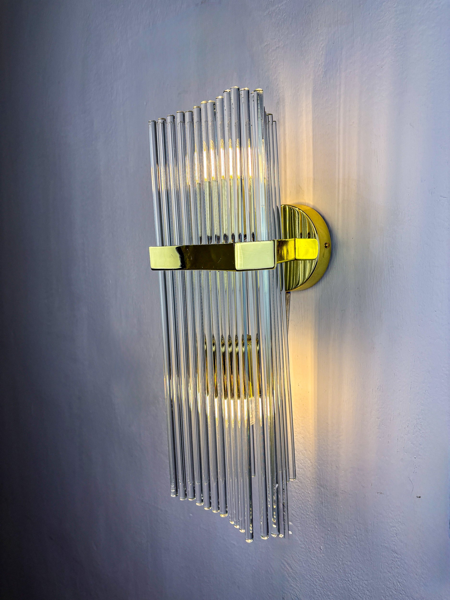 Pair of wall lights from Sciolari for Lightolier, Italy, Circa 1970's