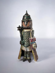 Ceramic Knight Sculpture, Vallauris, France, 1970's