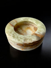 Mid-Century Onyx Catchall Ashtray, Italy, 1970s