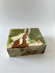 Mid-Century Onyx vanity Box, Italy, 1970's