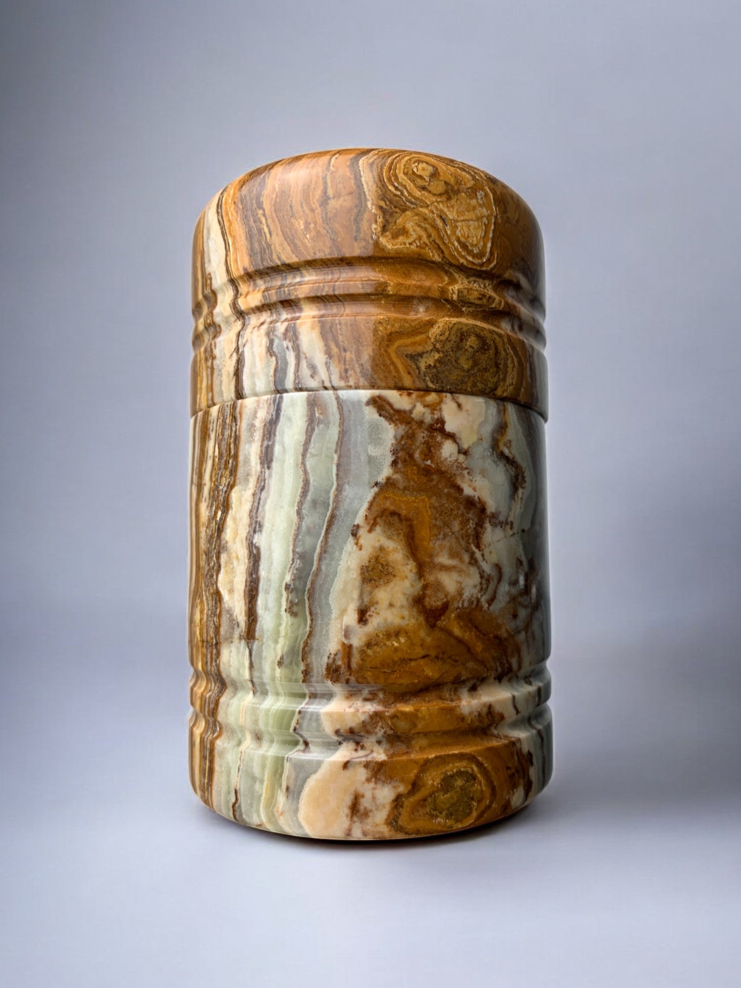 Mid-Century Onyx Cigarette Box, Italy, 1970's
