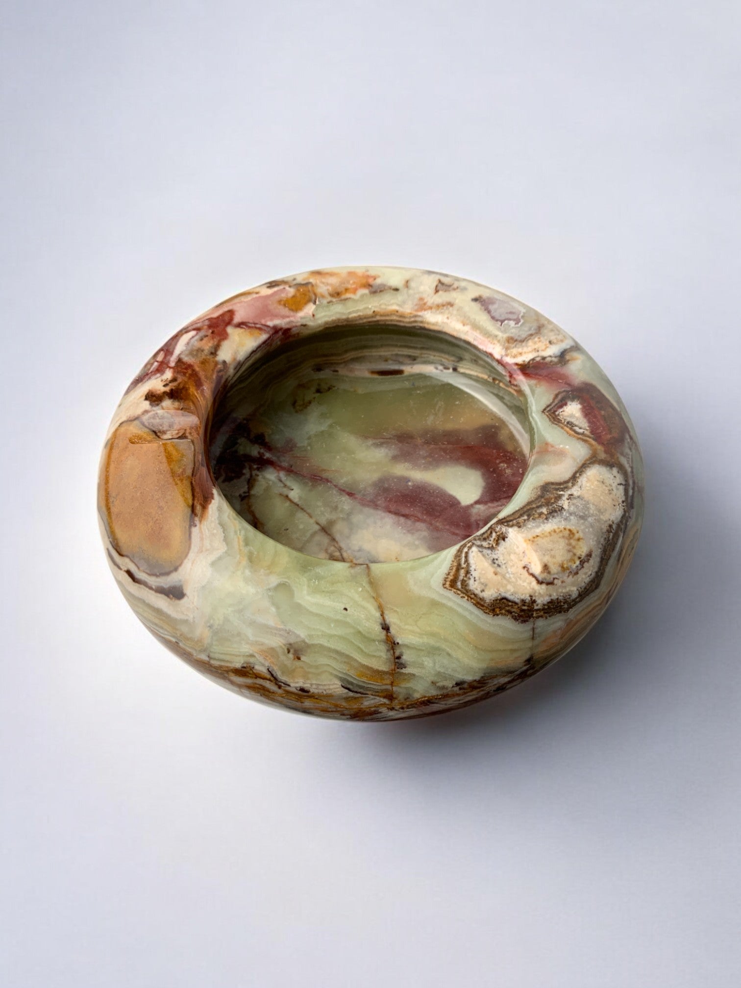 Mid-Century Onyx Catchall Ashtray, Italy, 1970