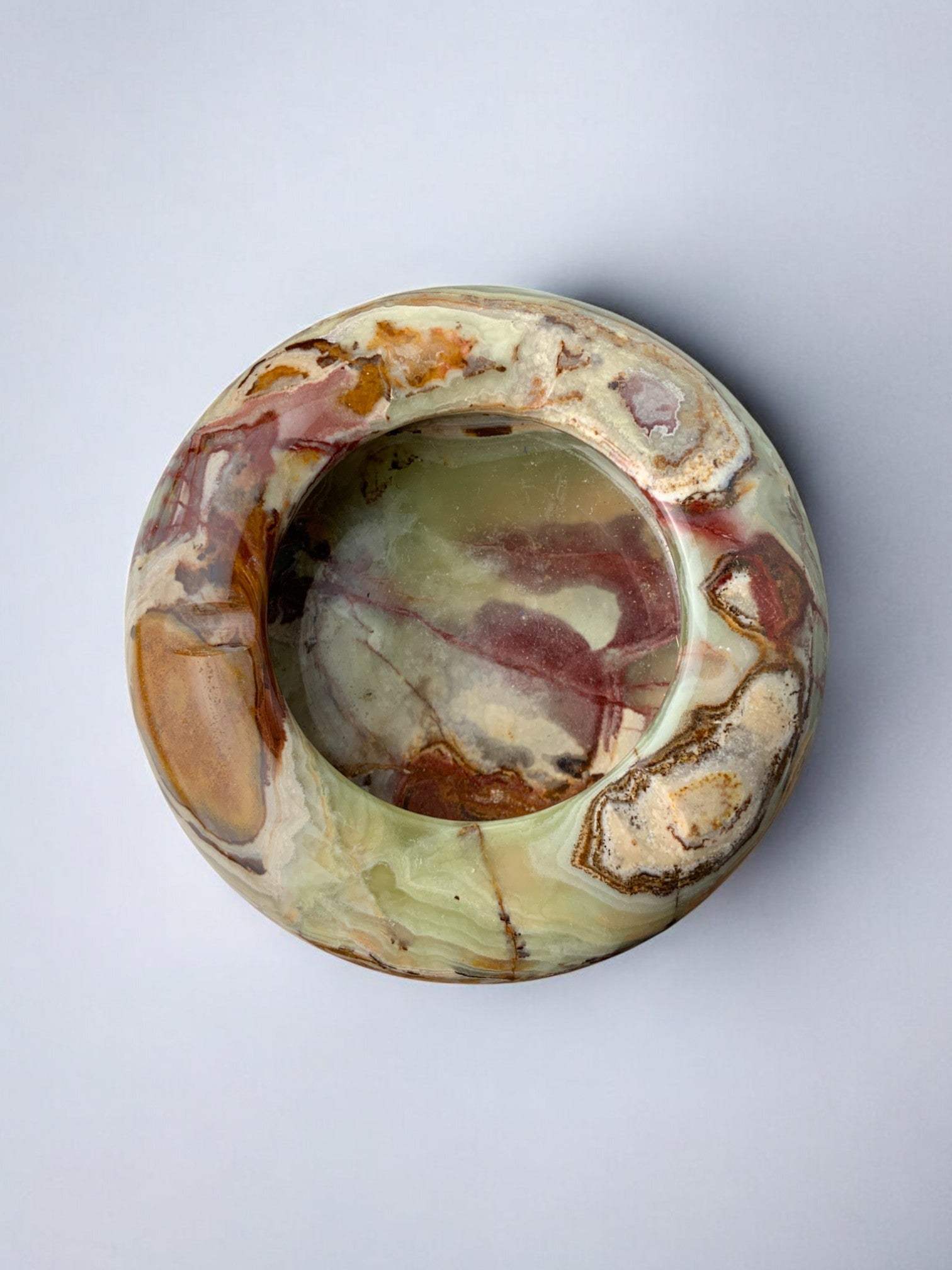 Mid-Century Onyx Catchall Ashtray, Italy, 1970
