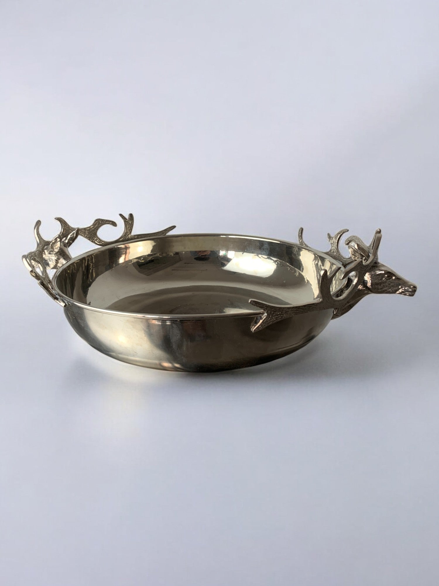 Stag Deer Head Bowl in the style of Gabriella Crespi for Dior, Italy, 1970's