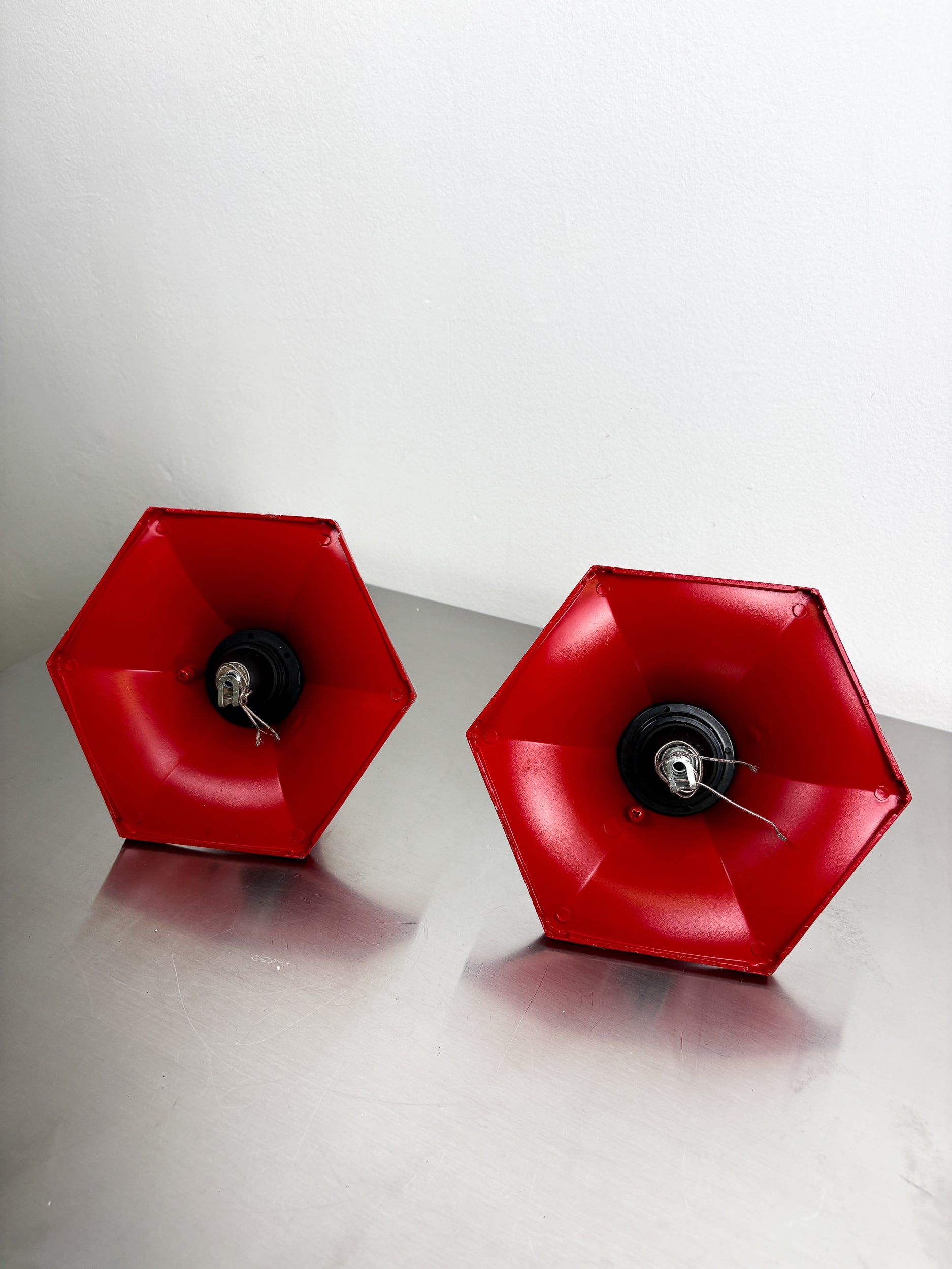 Pair of Hoffmeister Space-Age Wall Lights, Germany, 1970s