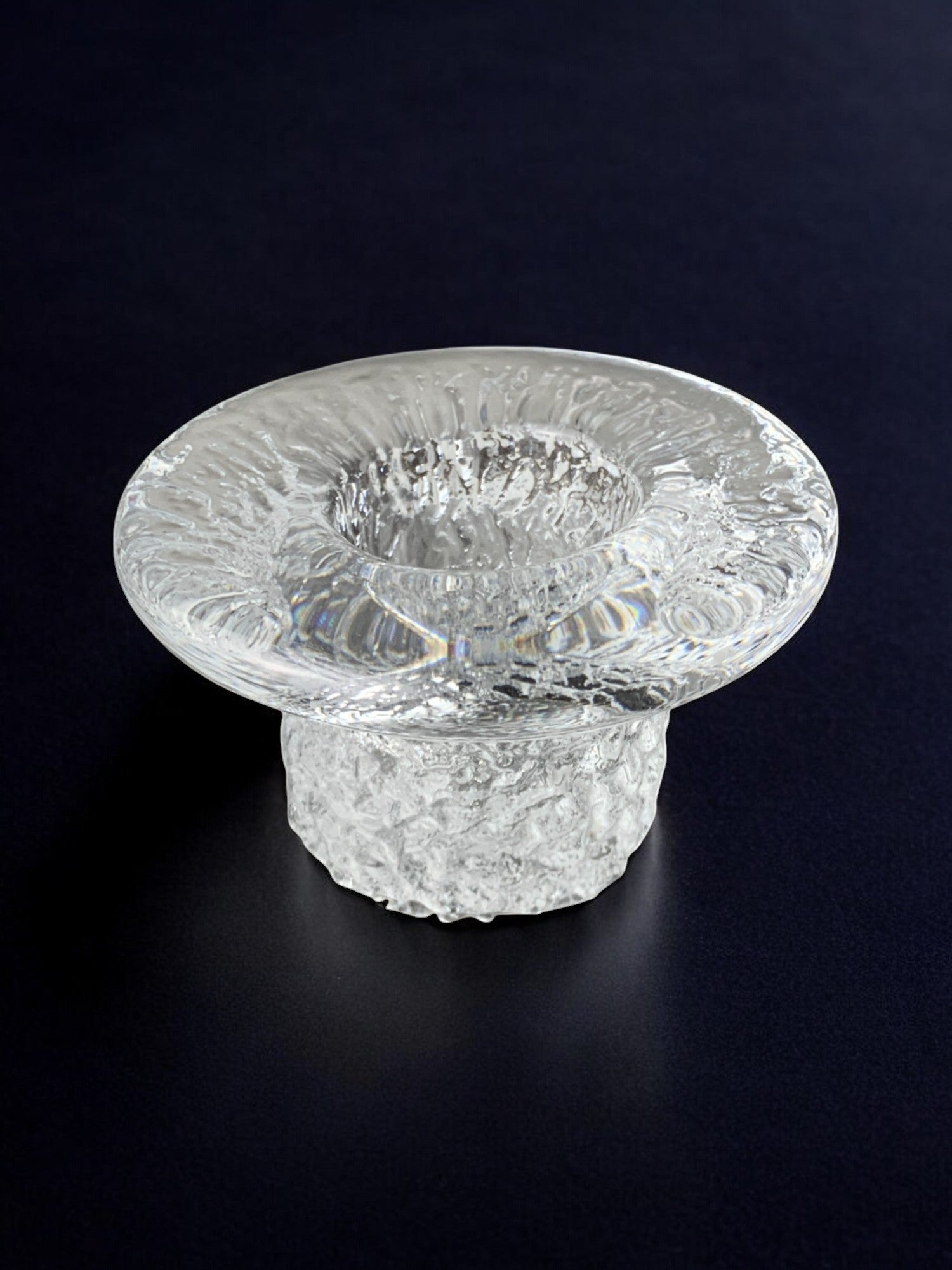 Ice cube candle holder by Peill & Putzler, Germany, 1970's