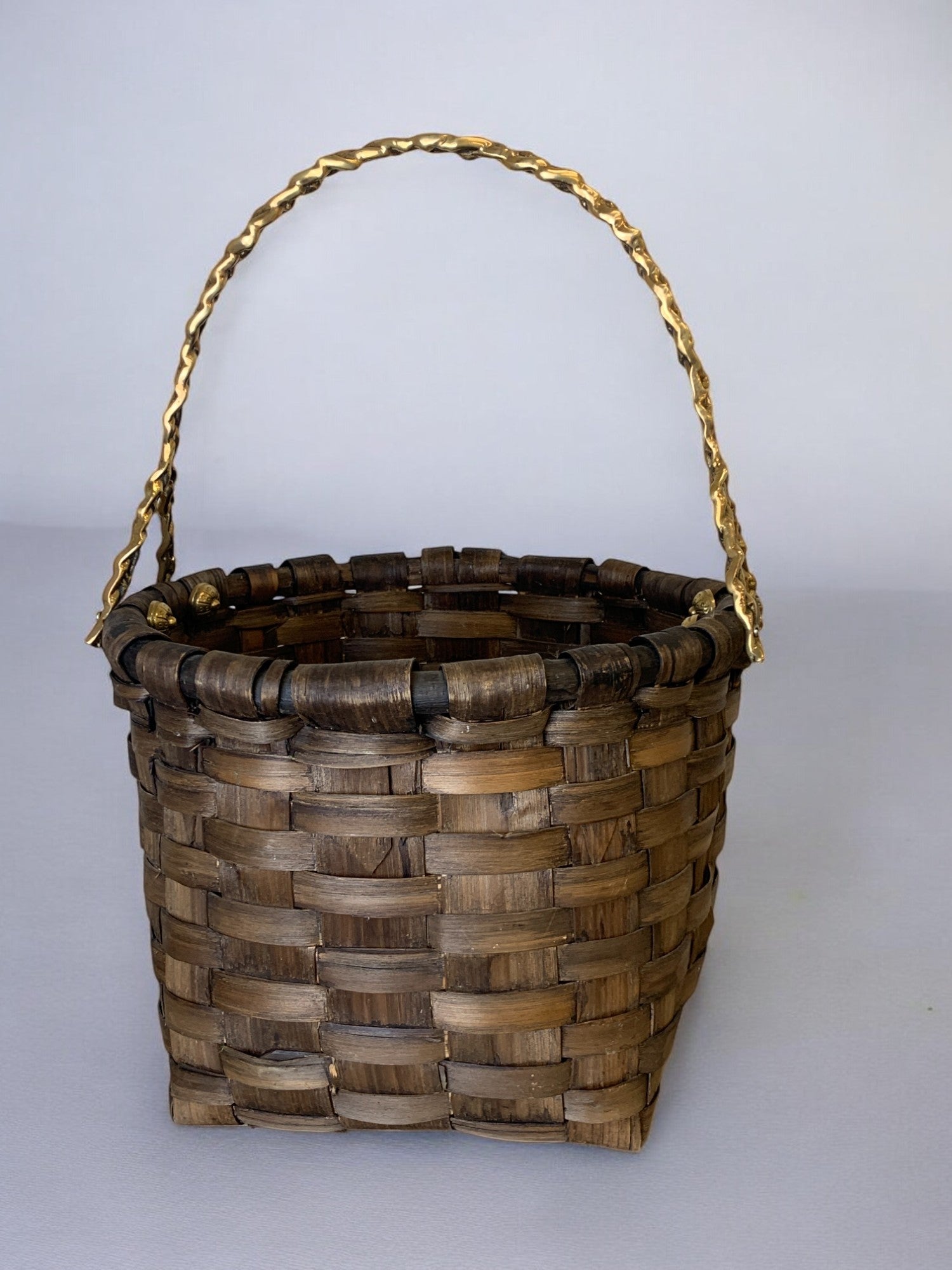 Brutalist basket by David Marhsall, Spain, 1970's