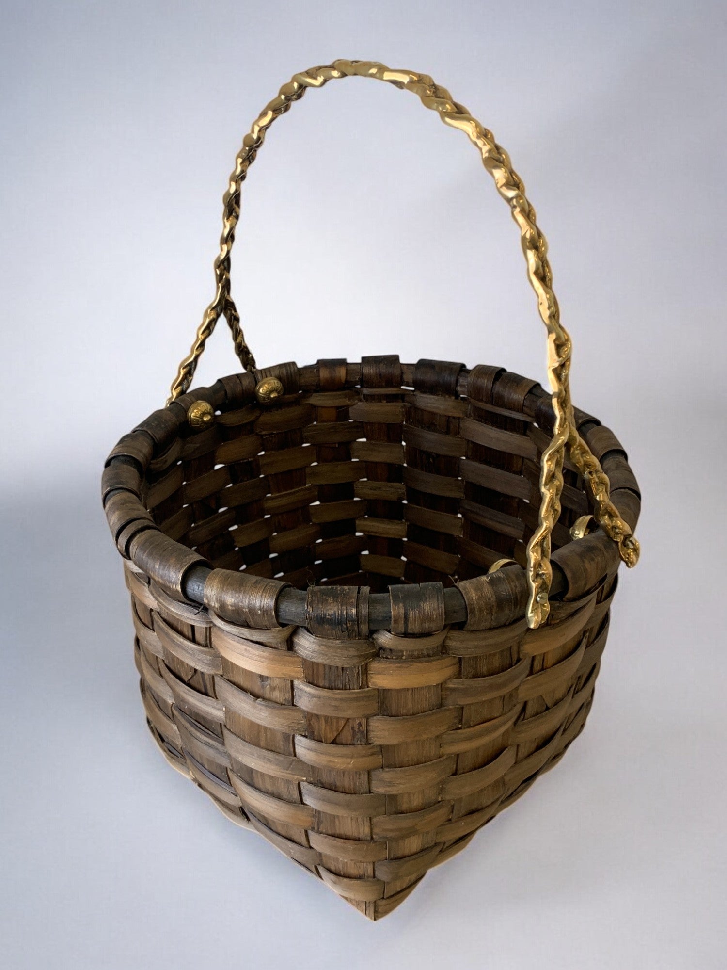 Brutalist basket by David Marhsall, Spain, 1970's