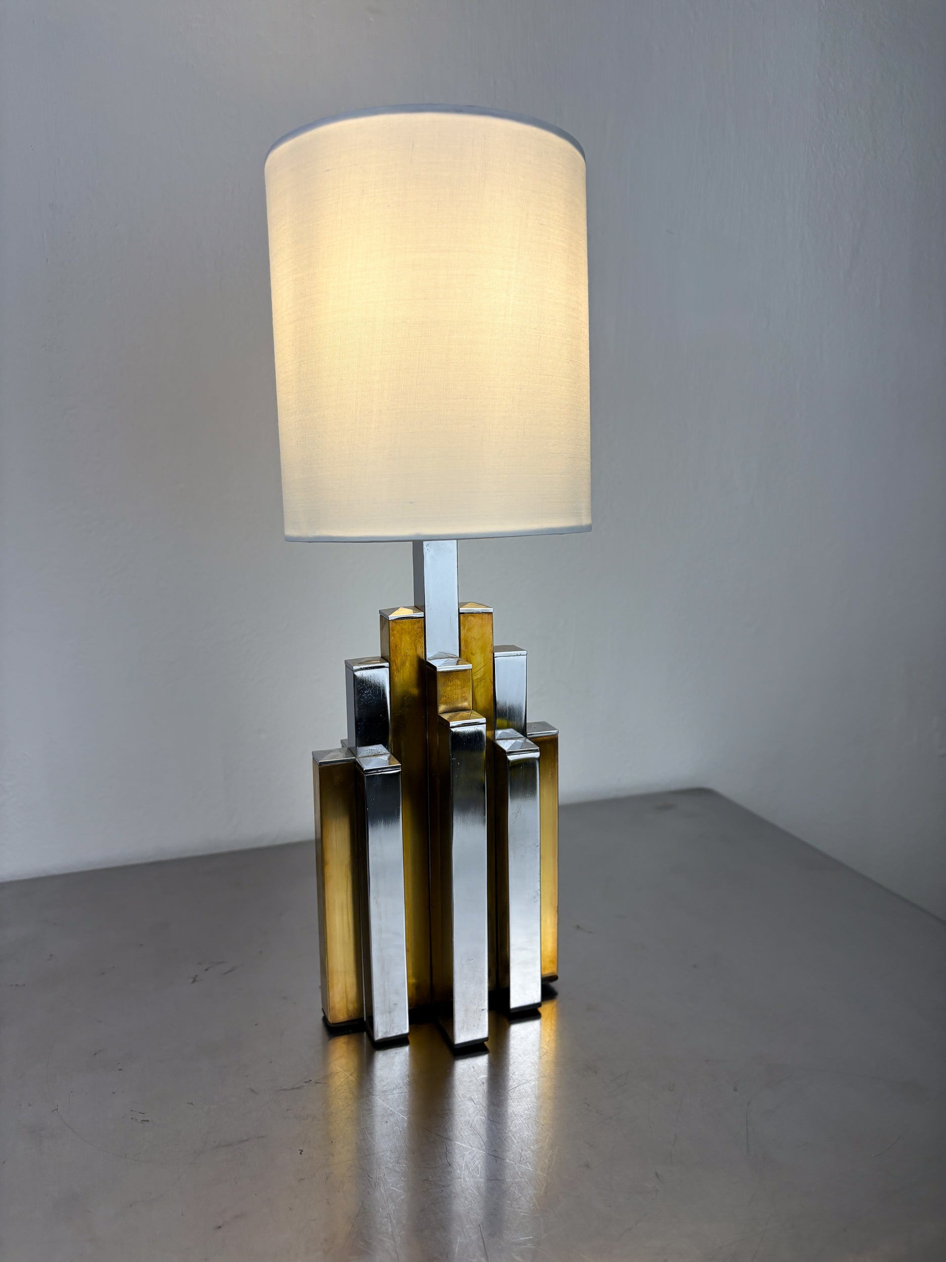 Midcentury Modern BD Lumica Cubic Table Lamp, Spain