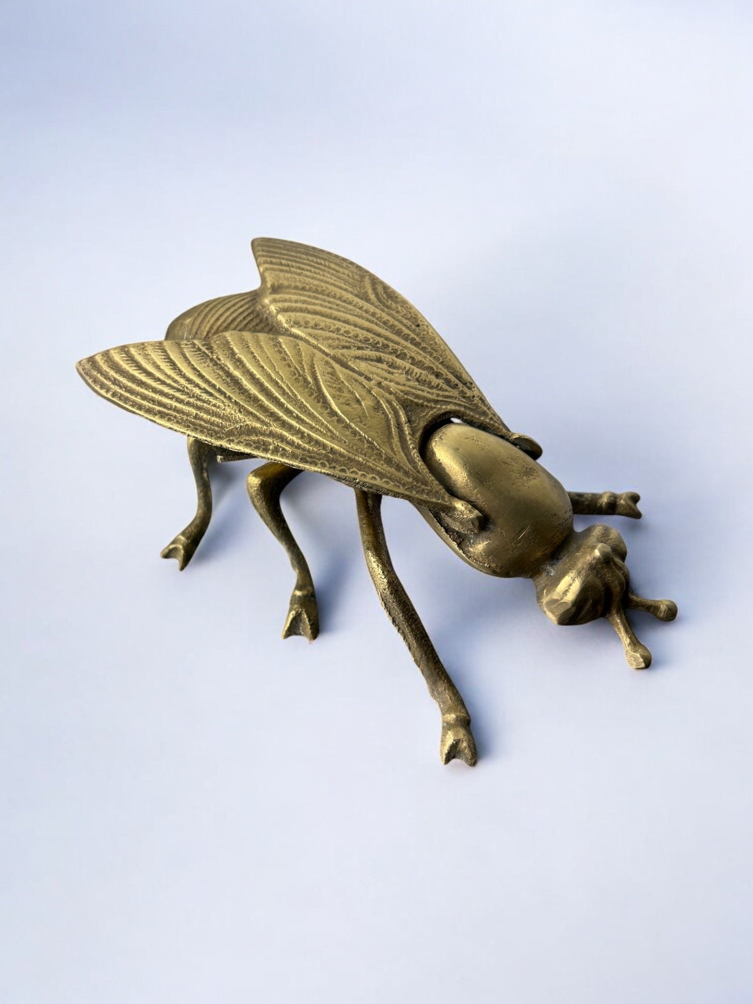 Regency fly ashtray in brass, Spain, circa 1980