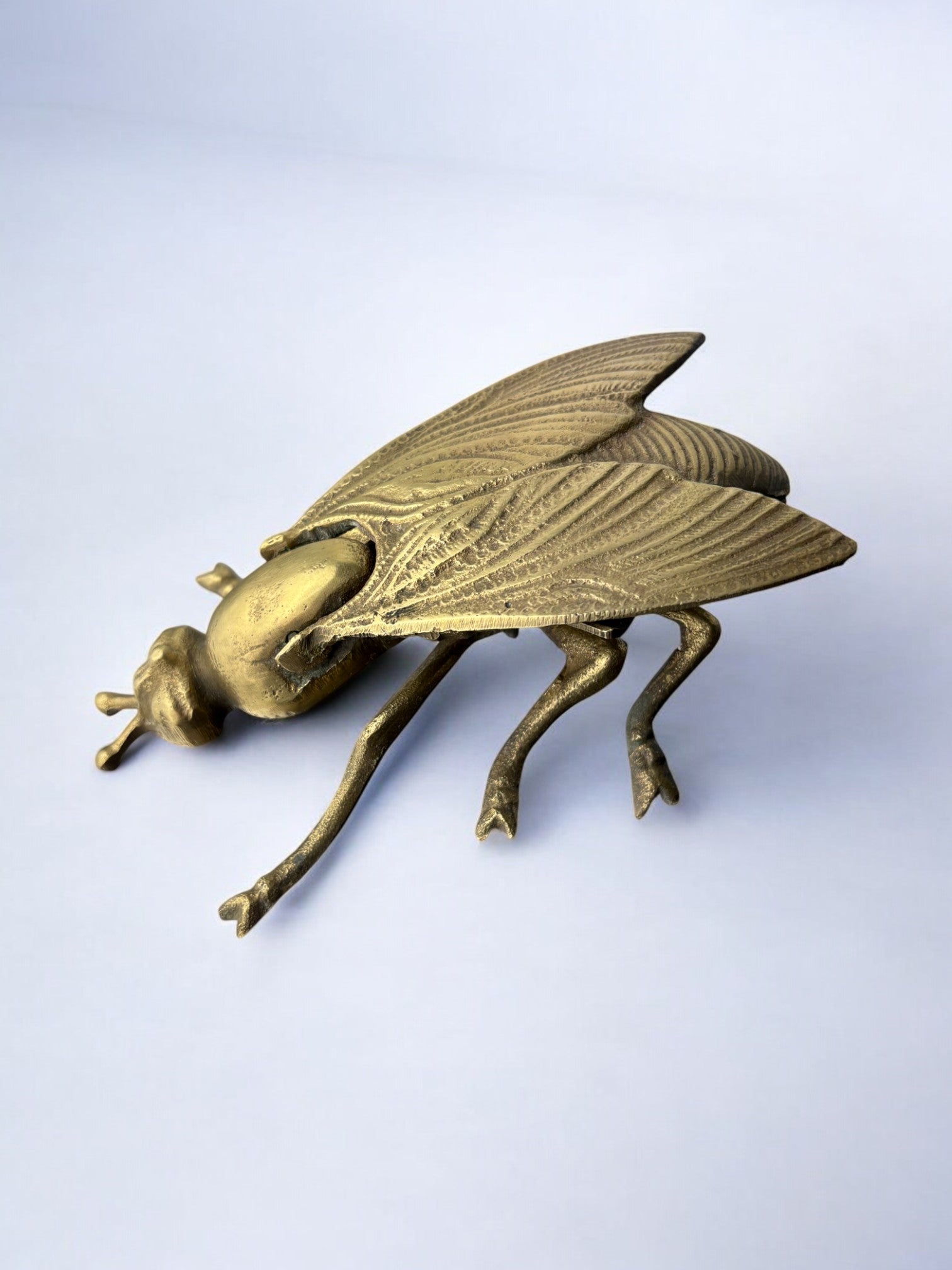 Regency fly ashtray in brass, Spain, circa 1980