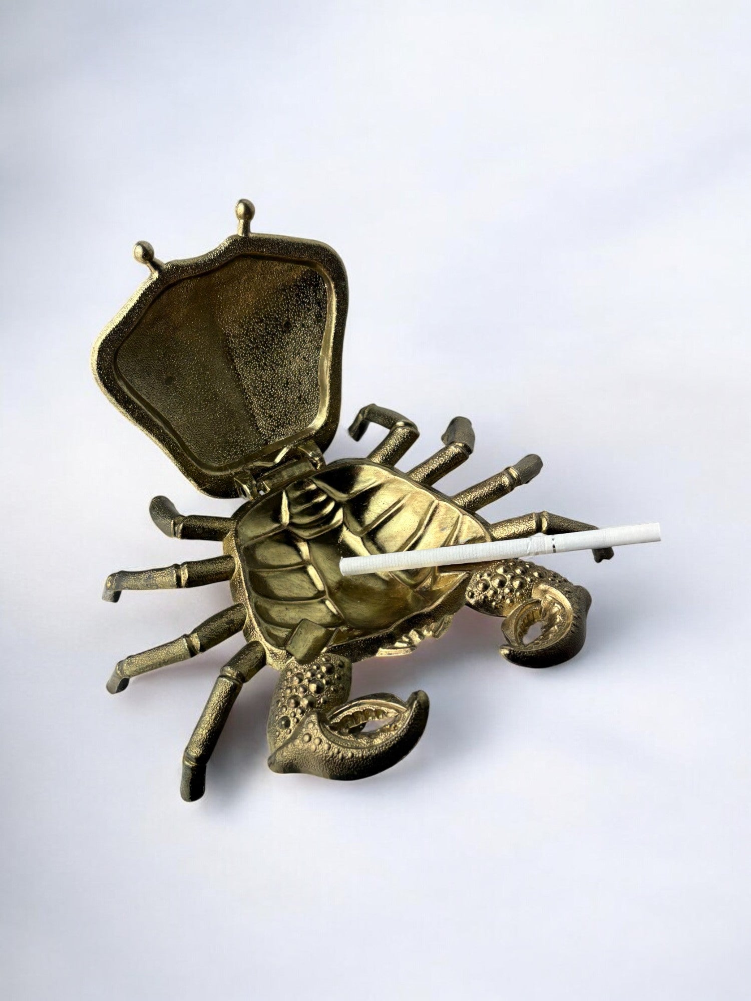 Regency bronze Crab Ashtray, Spain, 1980's