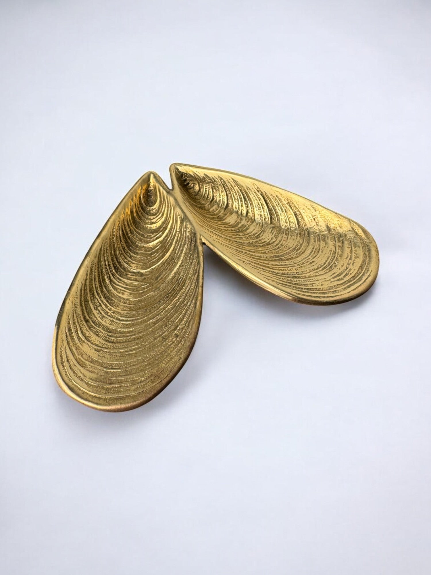 Mussel Shell Vide-Poches in bronze, Italy, 1970's