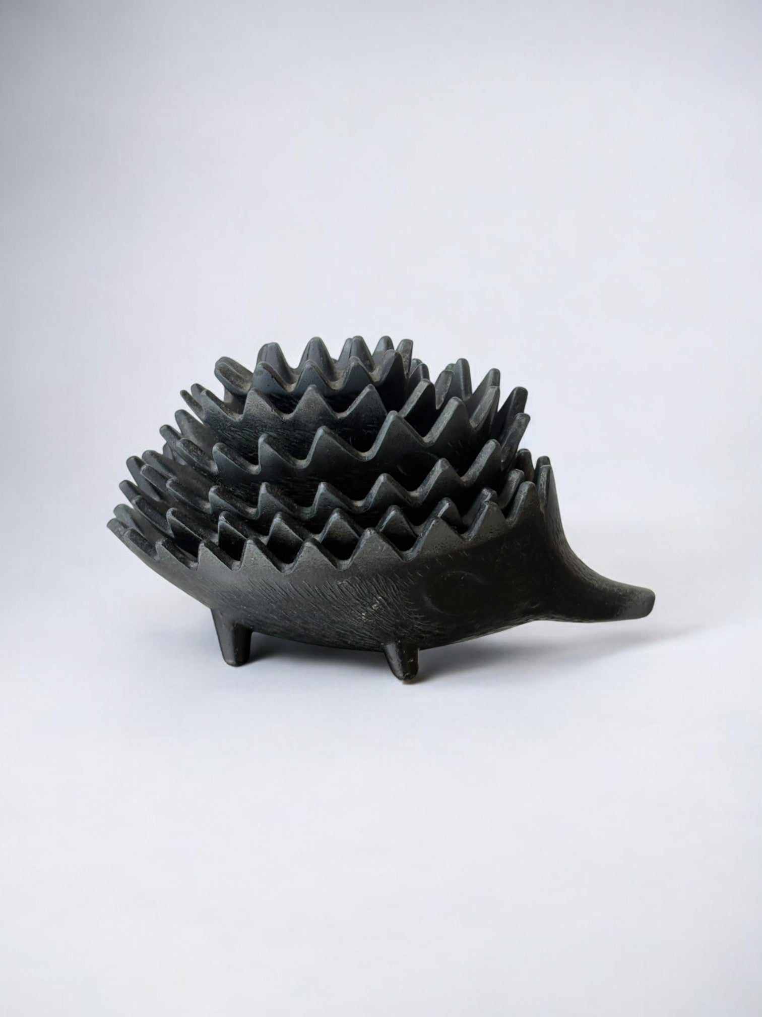 Stackable Hedgehog Ashtray Set by Walter Bosse for Hertha Baller, Austria, Midcentury