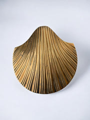 Shell jewelry box in brass, Italy, 1970