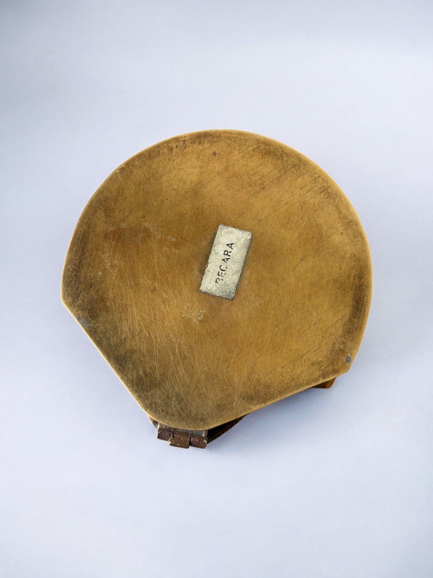 Shell jewelry box in brass, Italy, 1970