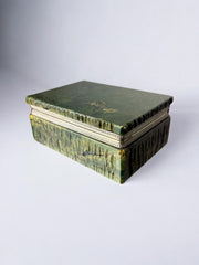 Green alabaster vanity box by Romano Bianchi, Italy, 1970's