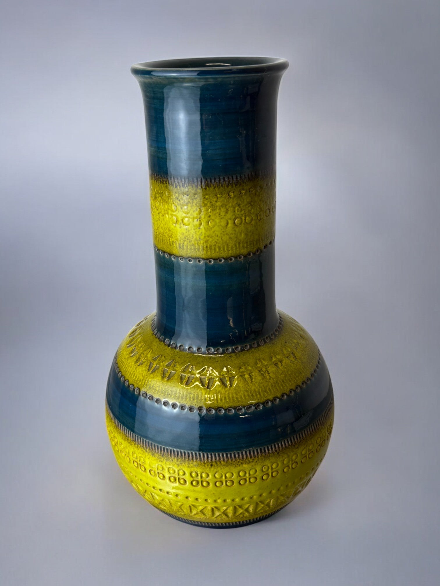 Ceramic vase by Aldo Londi for Bitossi, Italy, 1960's