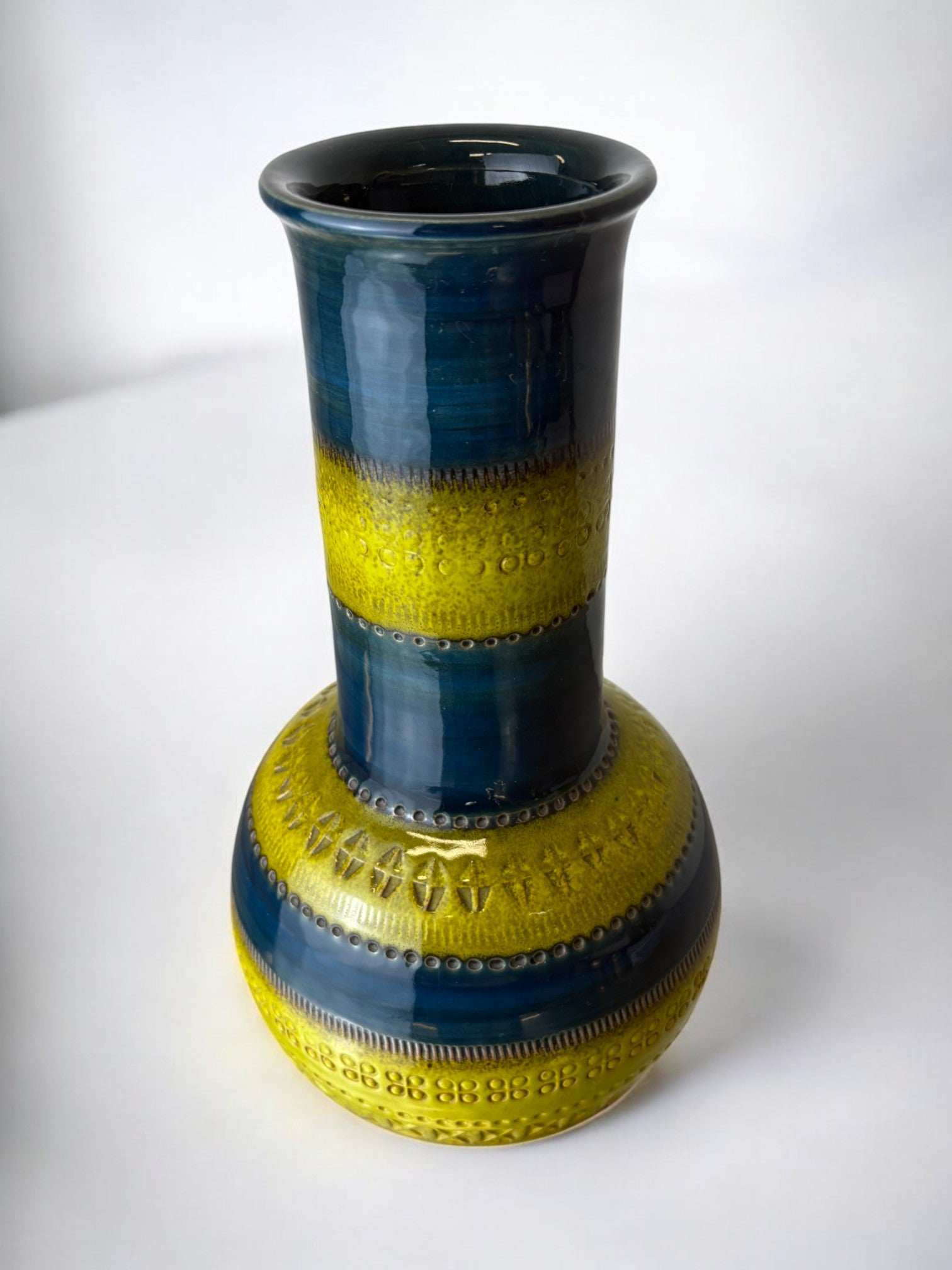 Ceramic vase by Aldo Londi for Bitossi, Italy, 1960's