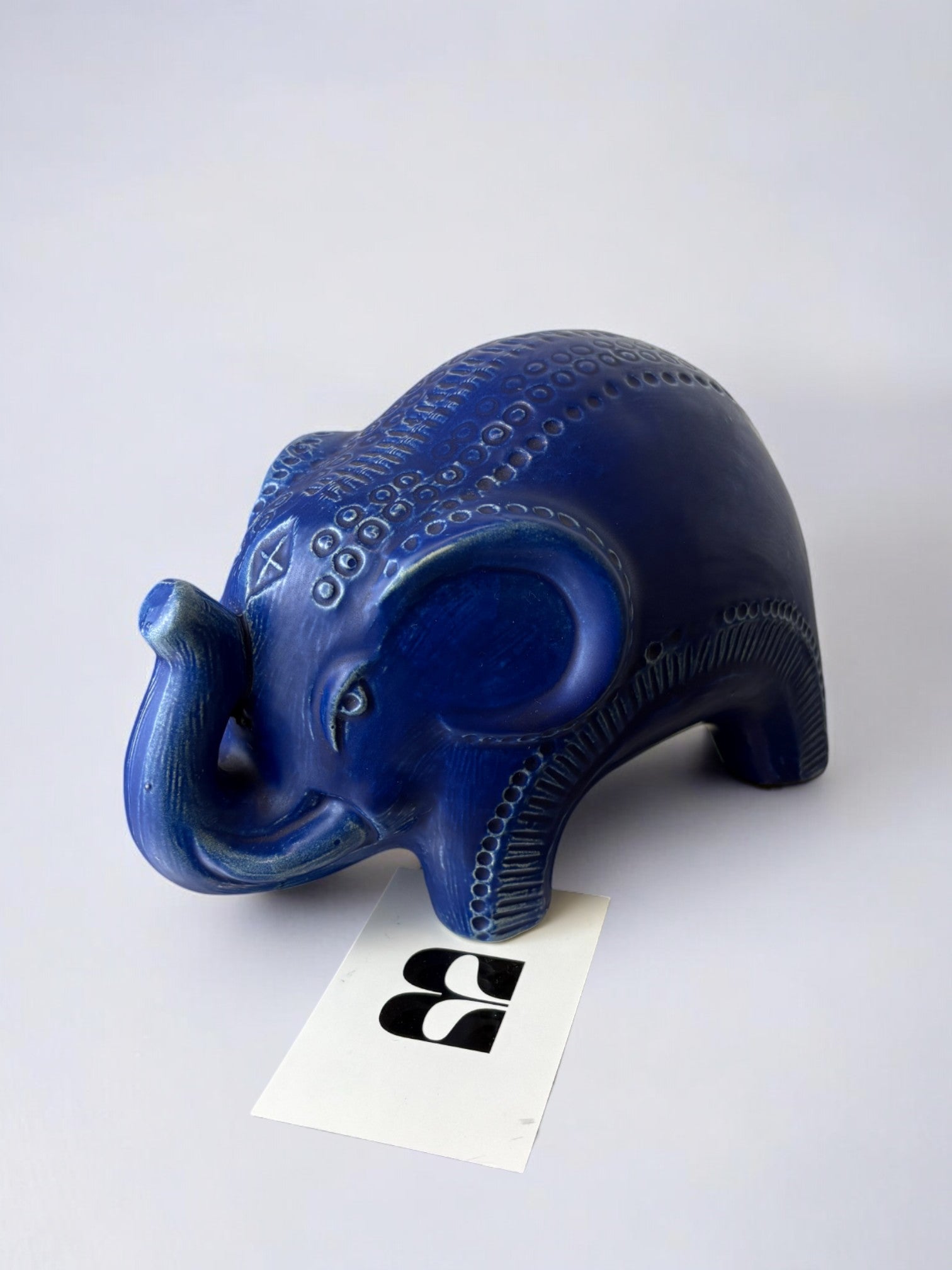 Ceramic Elephant by Aldo Londi for Bitossi, Italy, 1960's