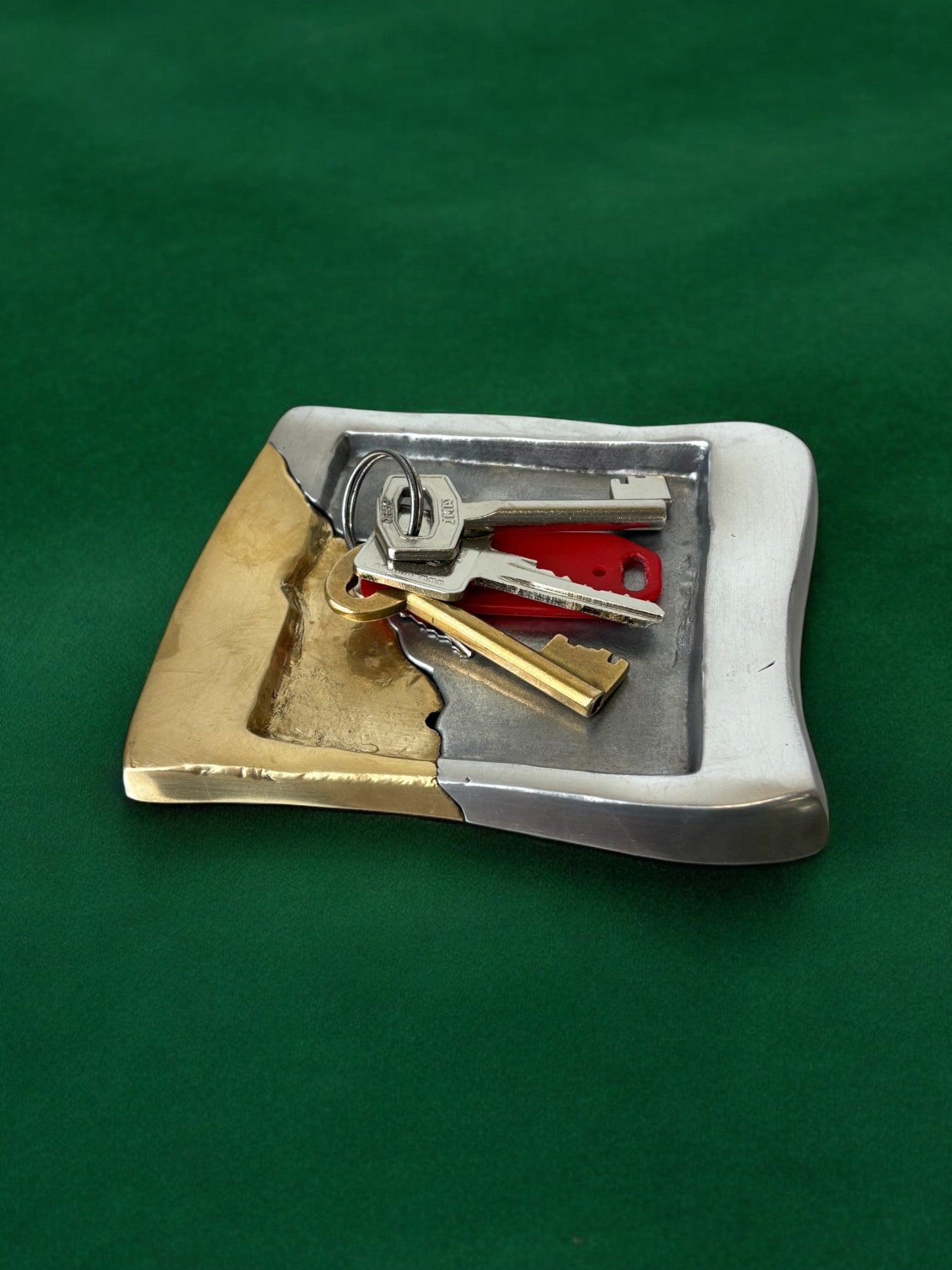 Brutalist tray by Art3, Spain, 1980's