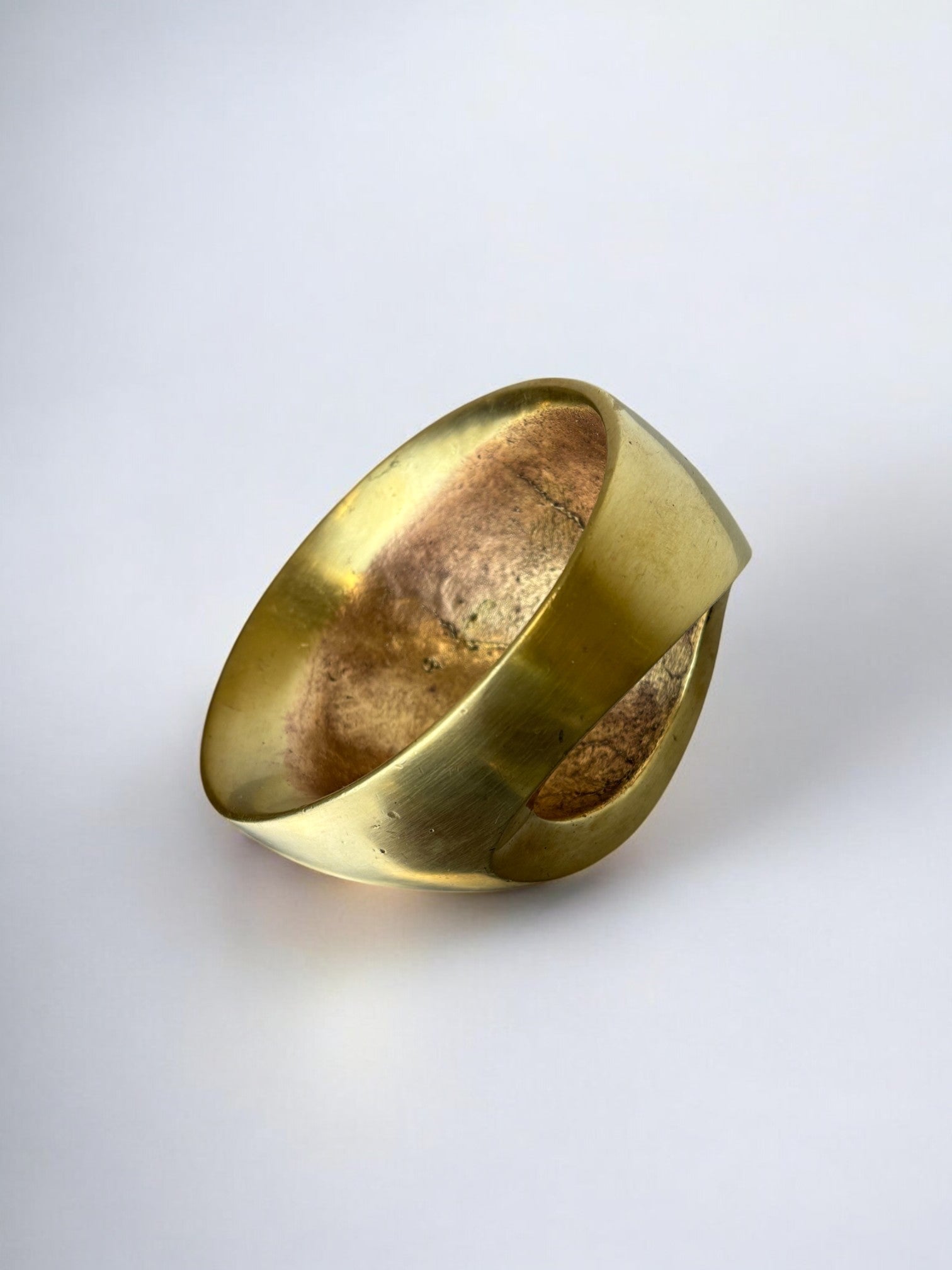 Brutalist sculpture by Ardisur, paperweight in bronze, Spain 1970's