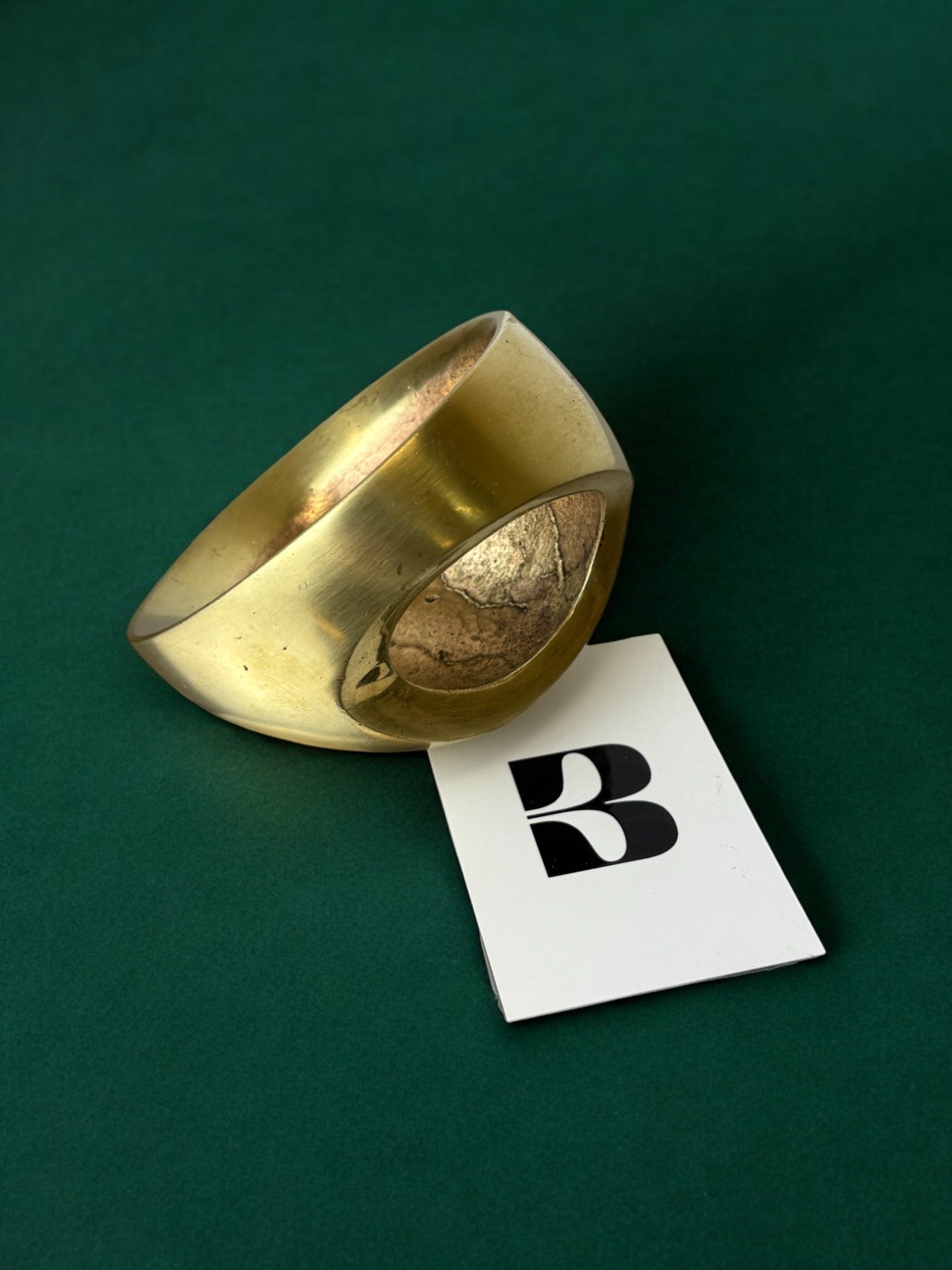 Brutalist sculpture by Ardisur, paperweight in bronze, Spain 1970's